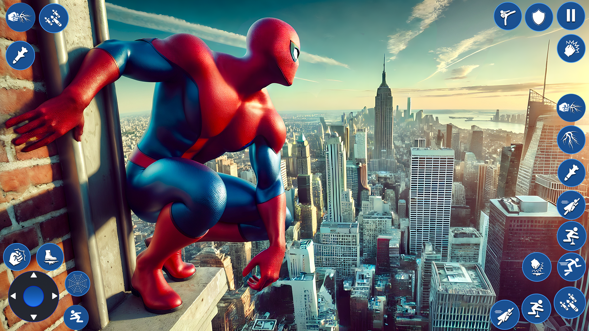 اسکرین شات 6 برنامه Spider Rope Hero: City Battle