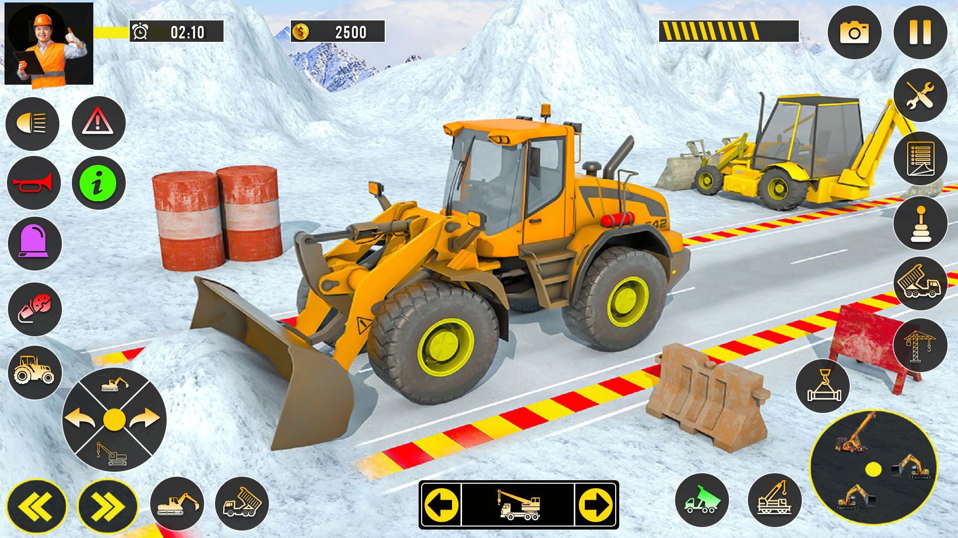 اسکرین شات 6 بازی Grand Snow Excavator Simulator