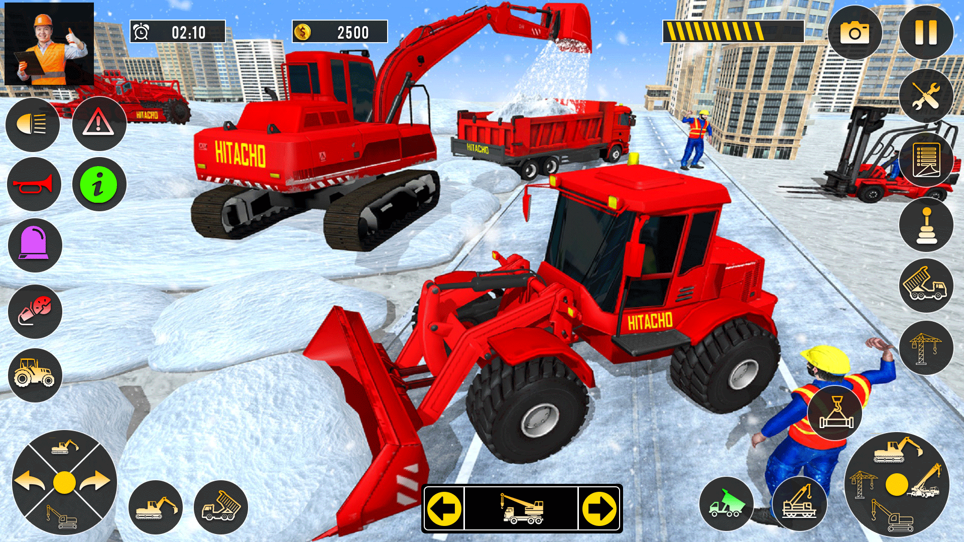 اسکرین شات 2 بازی Grand Snow Excavator Simulator