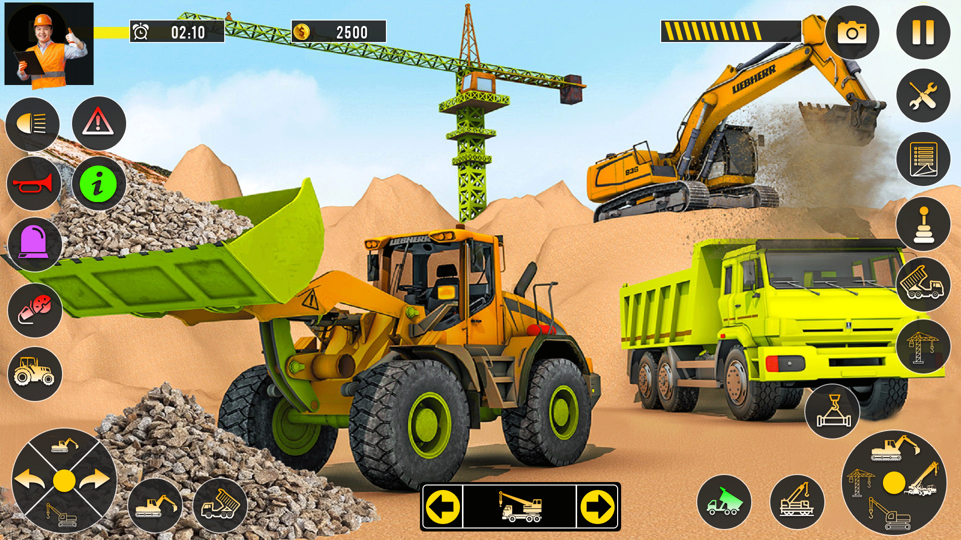 اسکرین شات 3 بازی Grand Snow Excavator Simulator