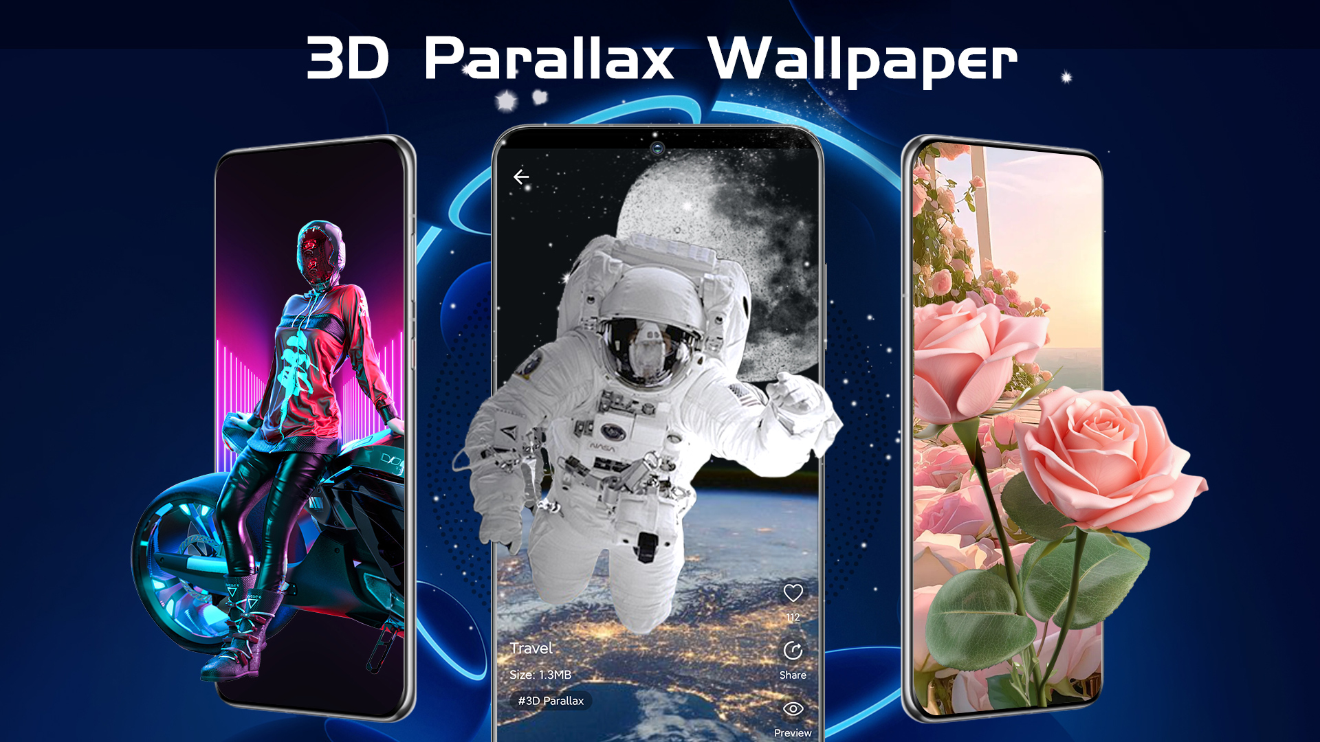 اسکرین شات 2 برنامه X Live Wallpaper - HD 3D/4D