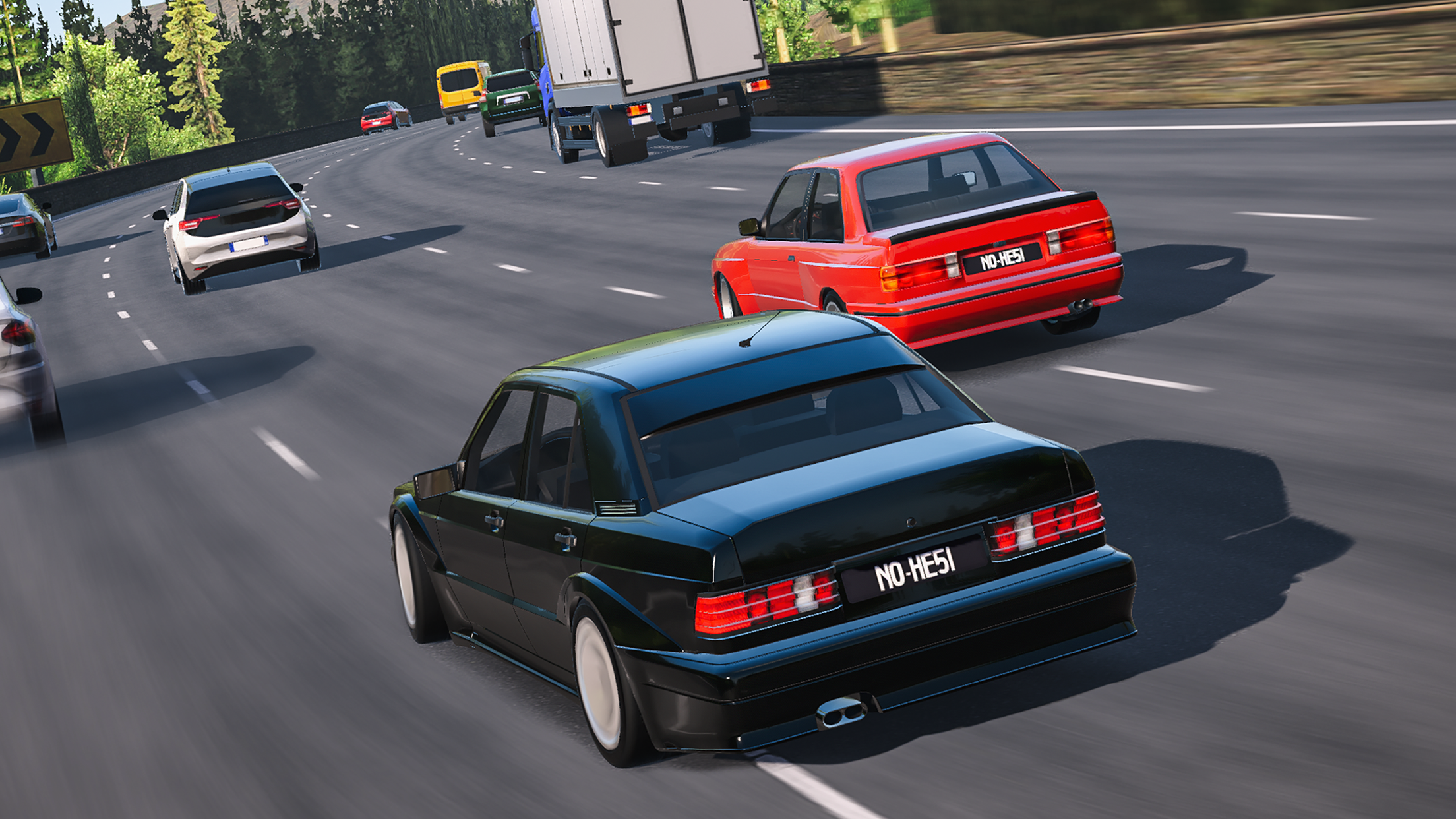اسکرین شات 7 بازی No Hesi Car Traffic Racing