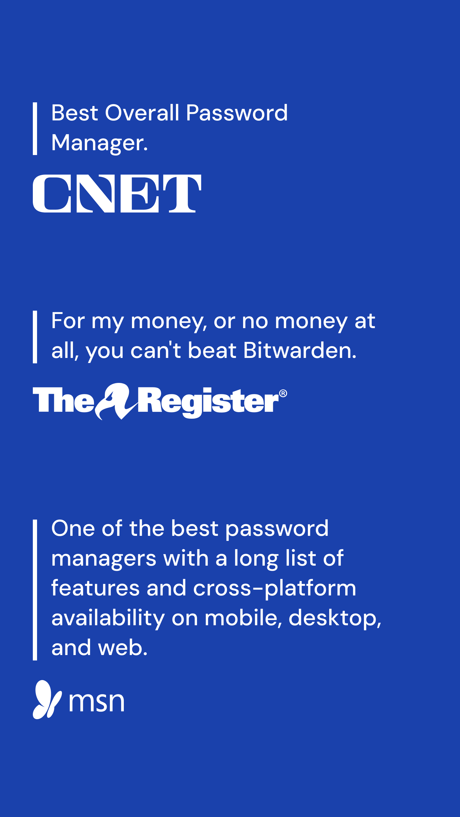 اسکرین شات 8 برنامه Bitwarden Password Manager