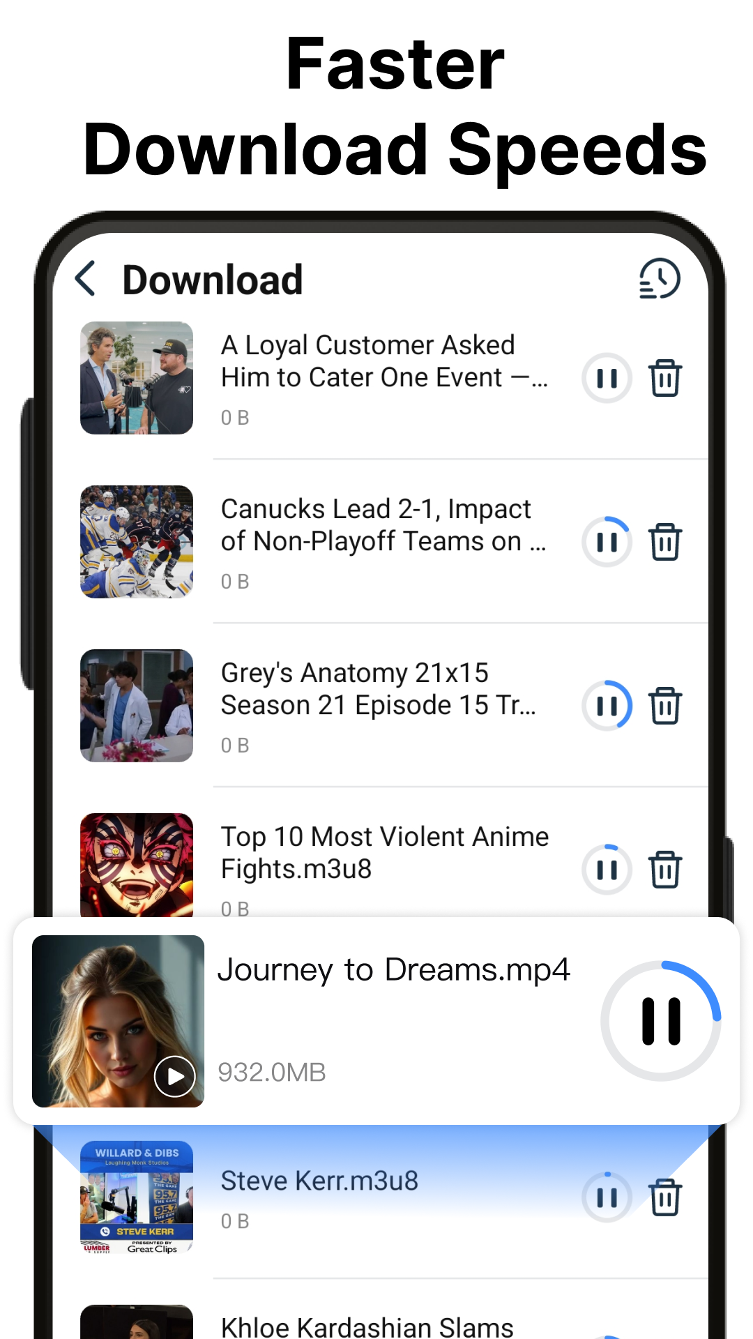 اسکرین شات 4 برنامه XA Downloader - Video Saver