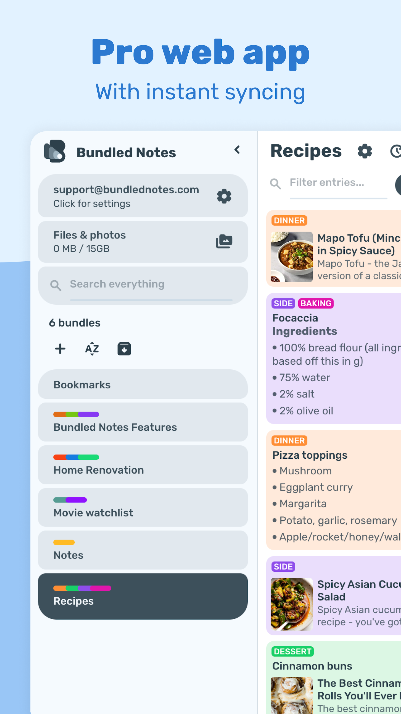 اسکرین شات 5 برنامه Bundled Notes - List, Organize