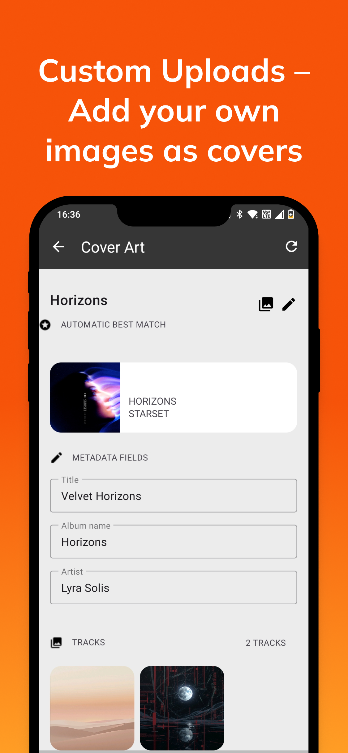 اسکرین شات 5 برنامه Album / Cover Art Finder