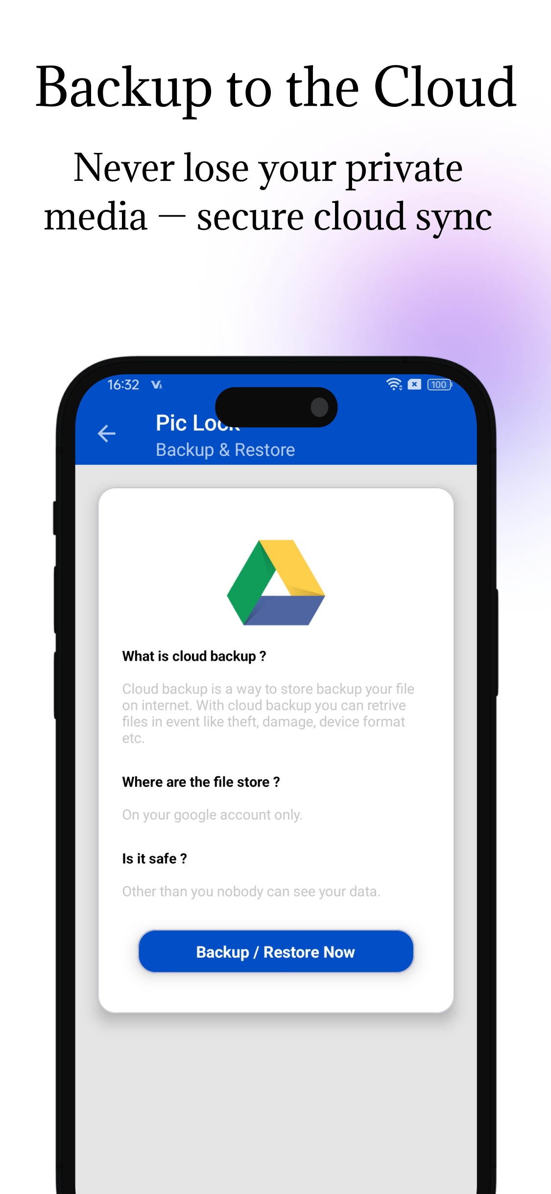 اسکرین شات 6 برنامه Pic Lock- Hide Photos & Videos