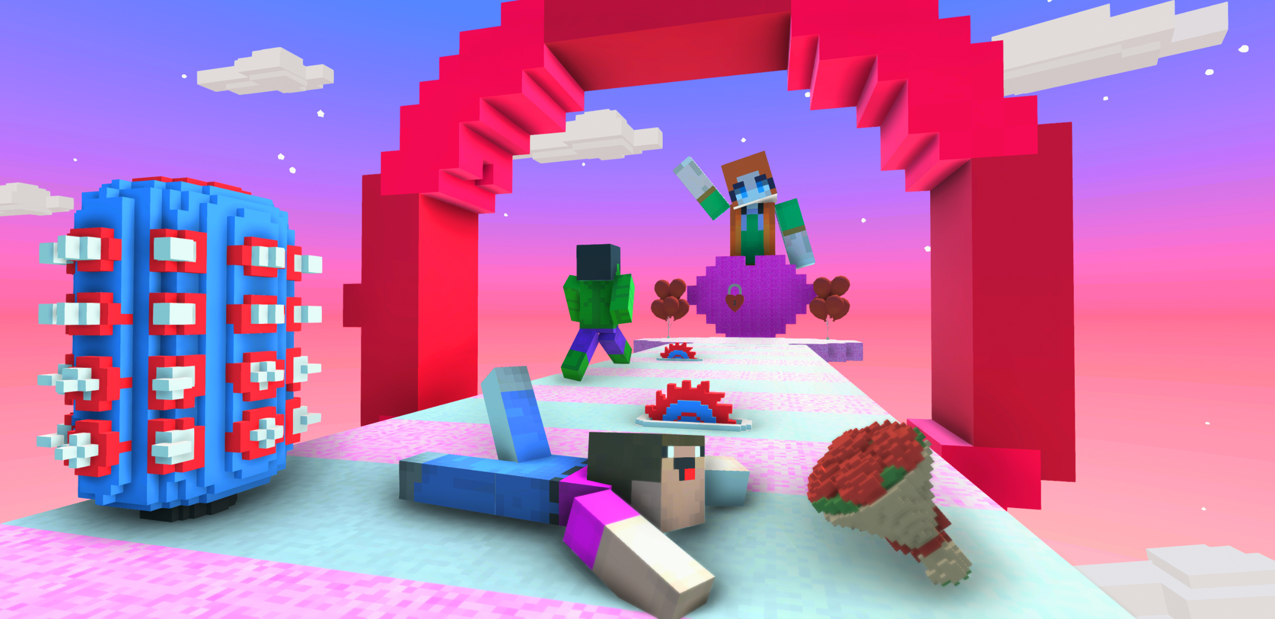 اسکرین شات 3 بازی Craft Guys: Stumble Run