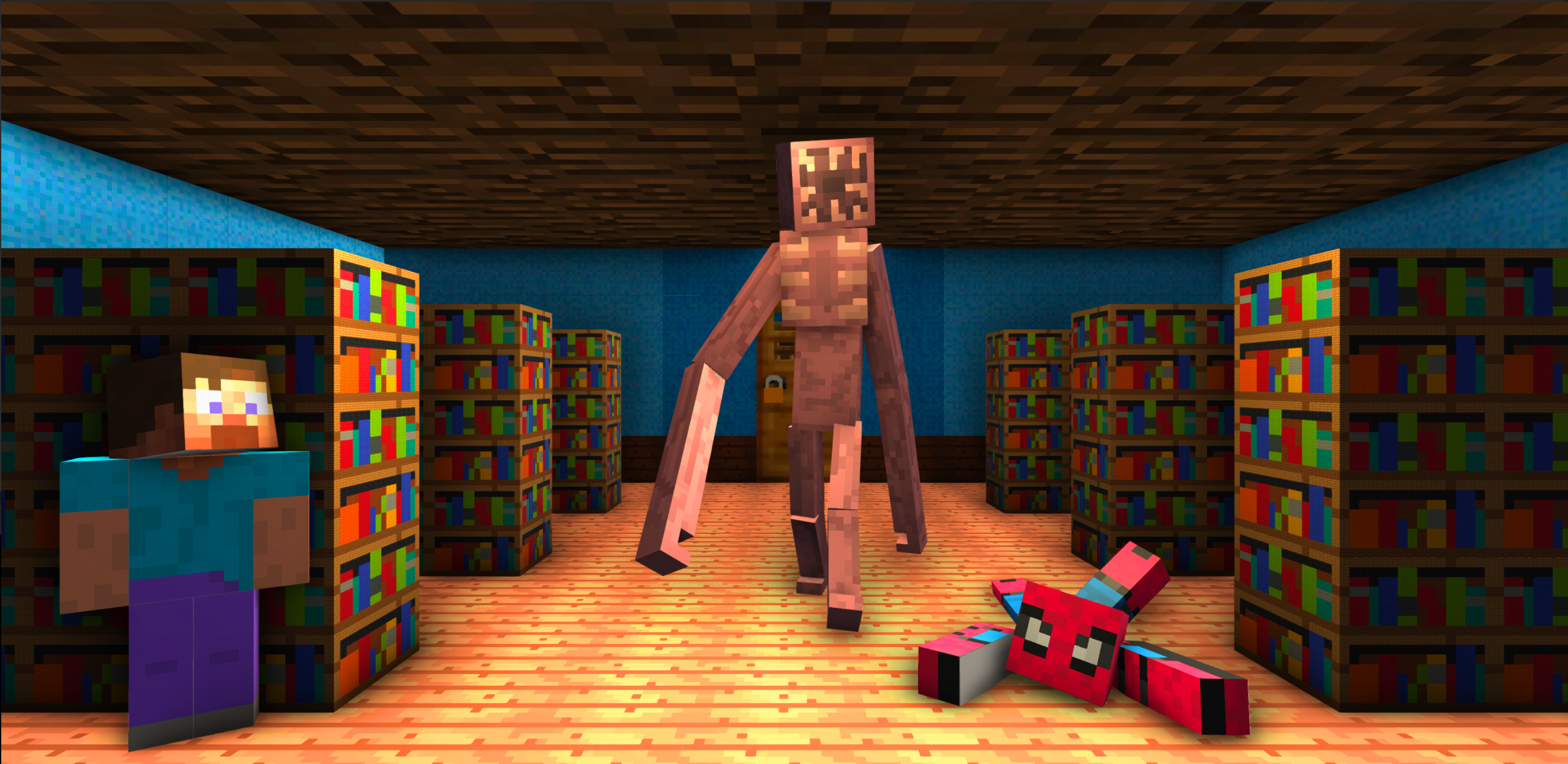 اسکرین شات 2 بازی Craft Doors: Horror Escape Run