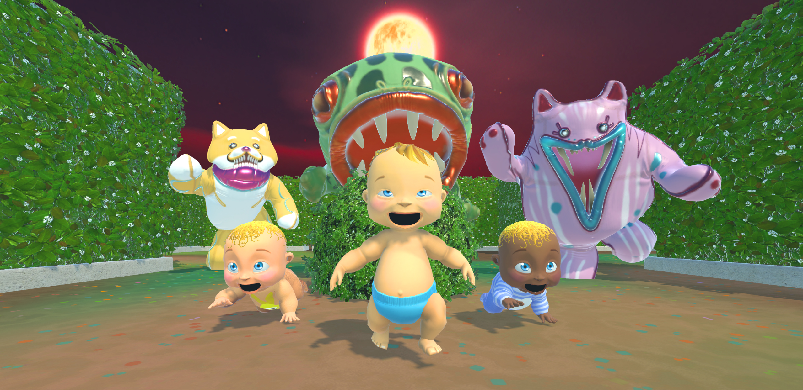 اسکرین شات 7 بازی Rainbow Prank: Hide Daddy