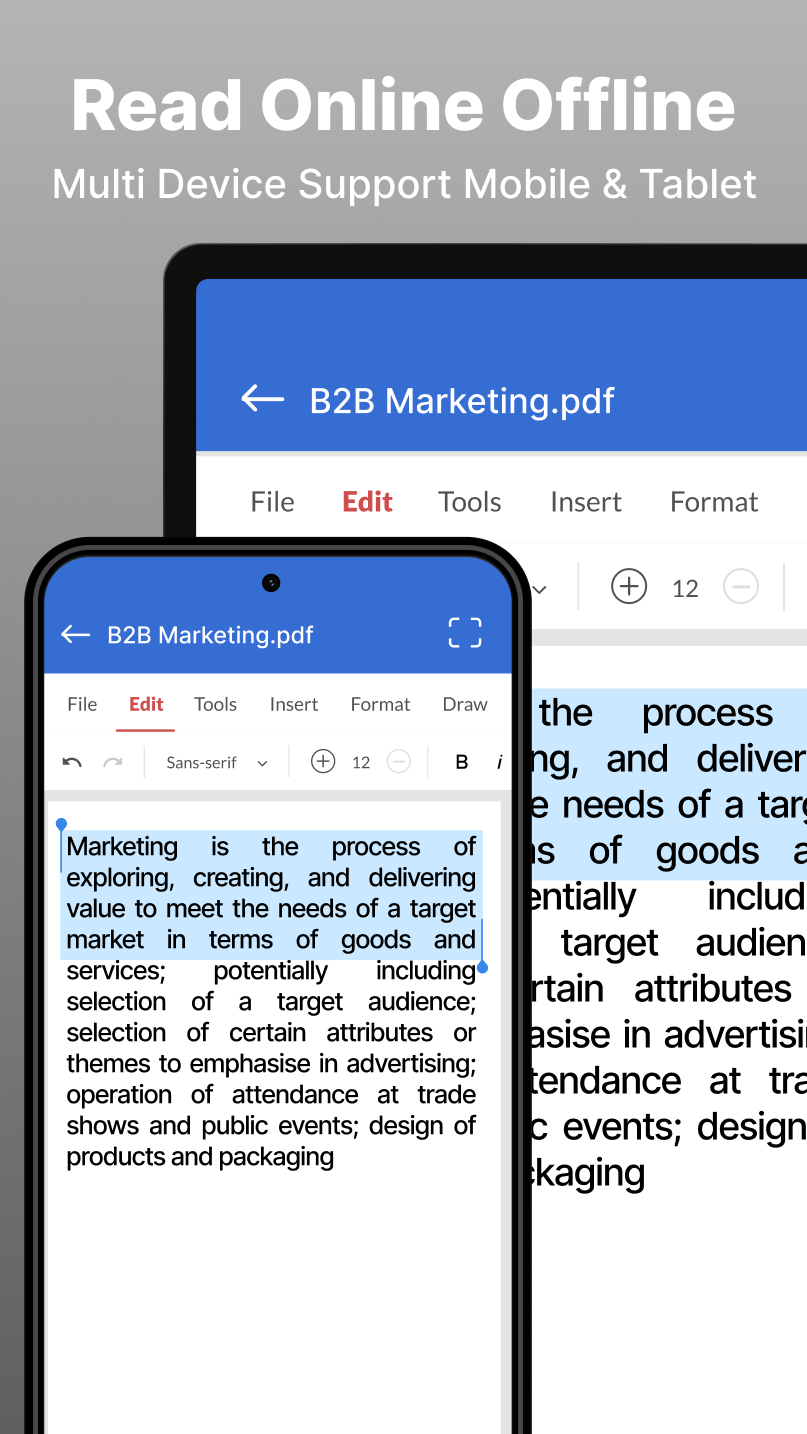 اسکرین شات 8 برنامه Docx Reader - Word, PDF, XLSX