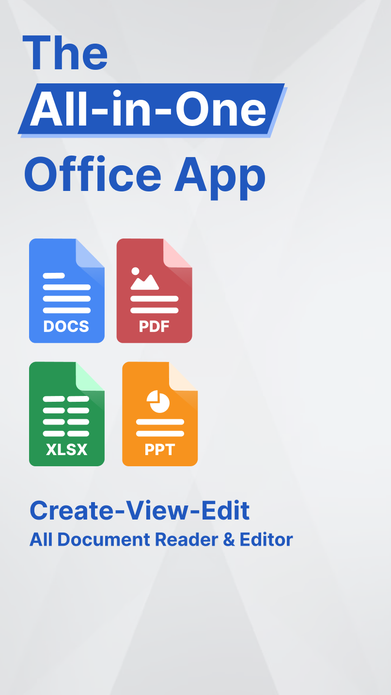اسکرین شات 1 برنامه Docx Reader - Word, PDF, XLSX