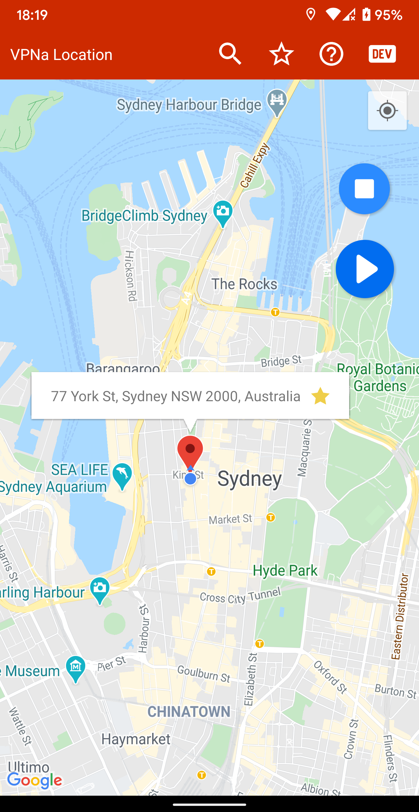 اسکرین شات 5 برنامه VPNa - Fake GPS Location Go