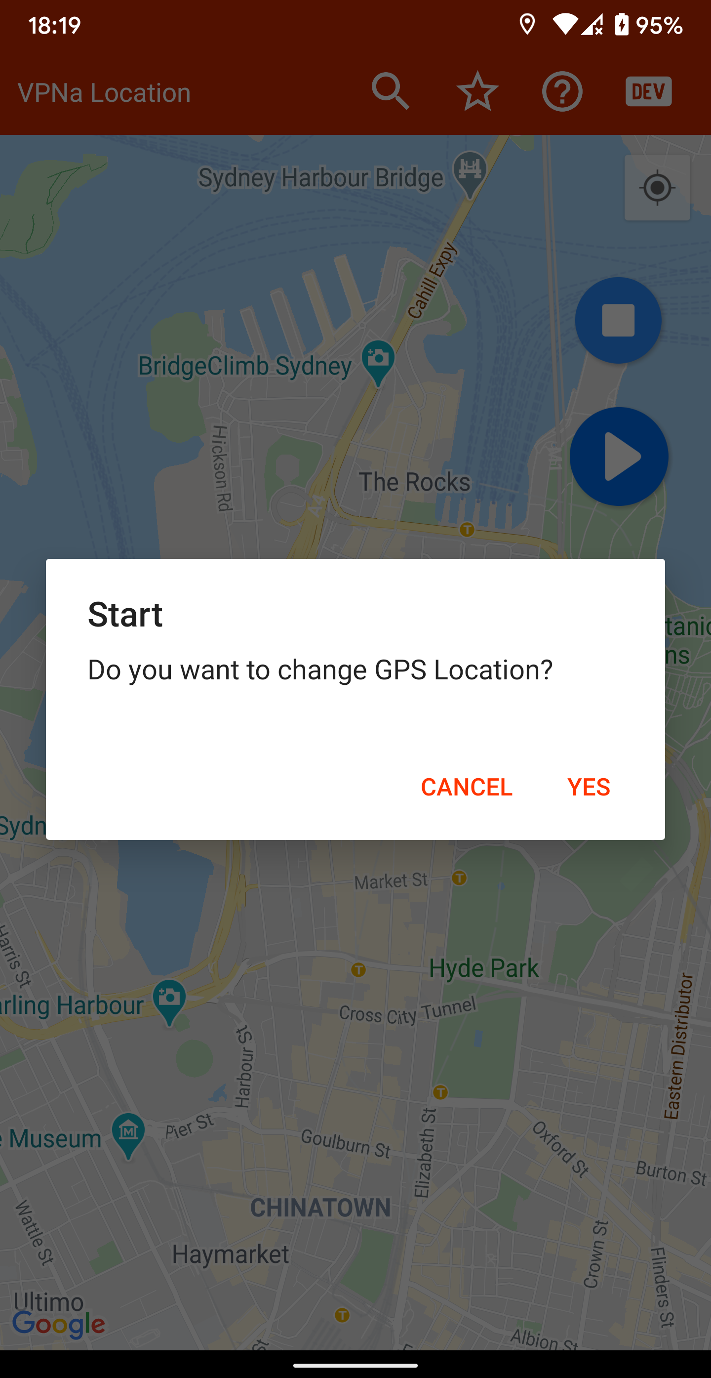 اسکرین شات 6 برنامه VPNa - Fake GPS Location Go
