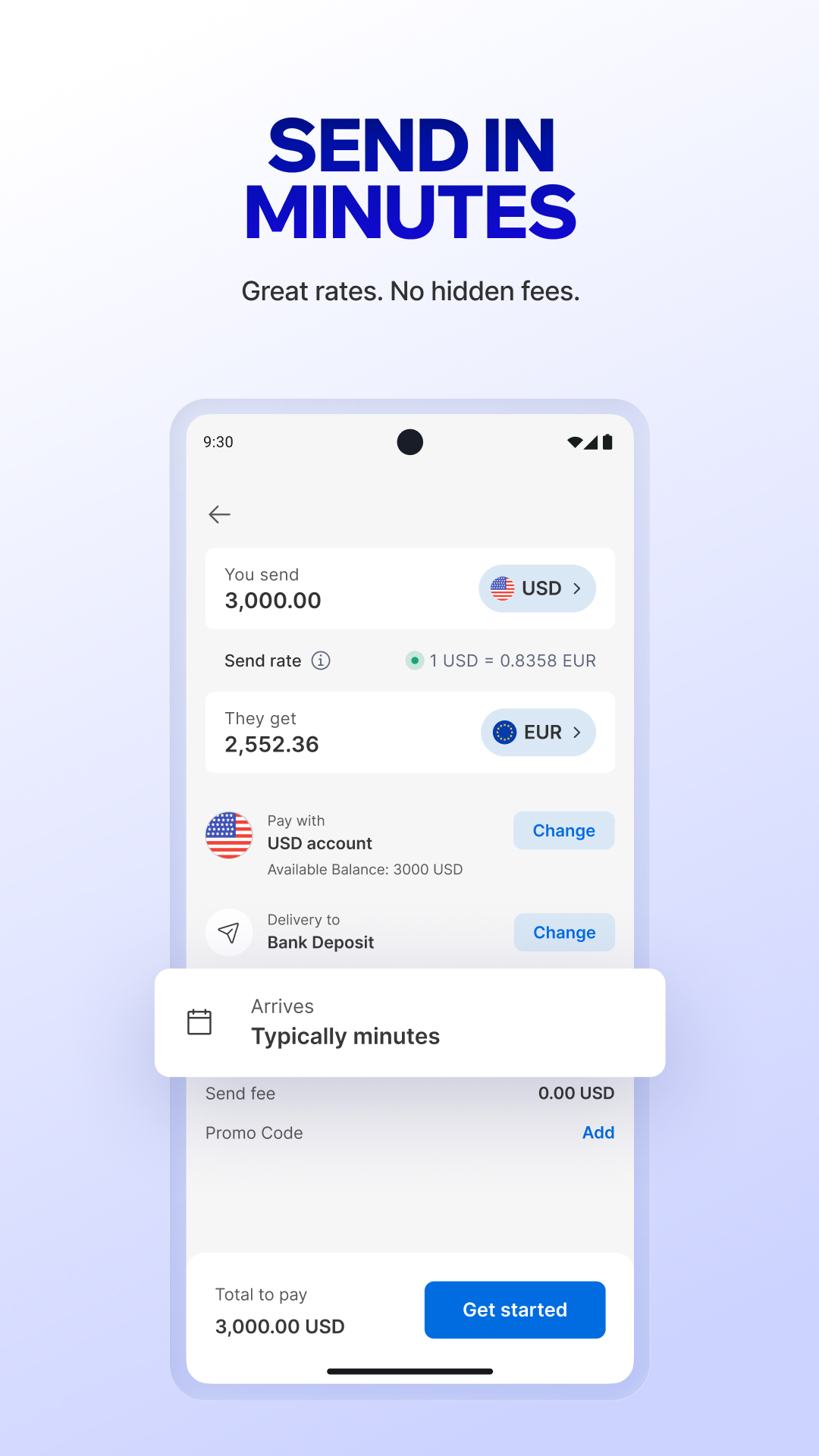 اسکرین شات 3 برنامه Xe Money Transfer & Converter