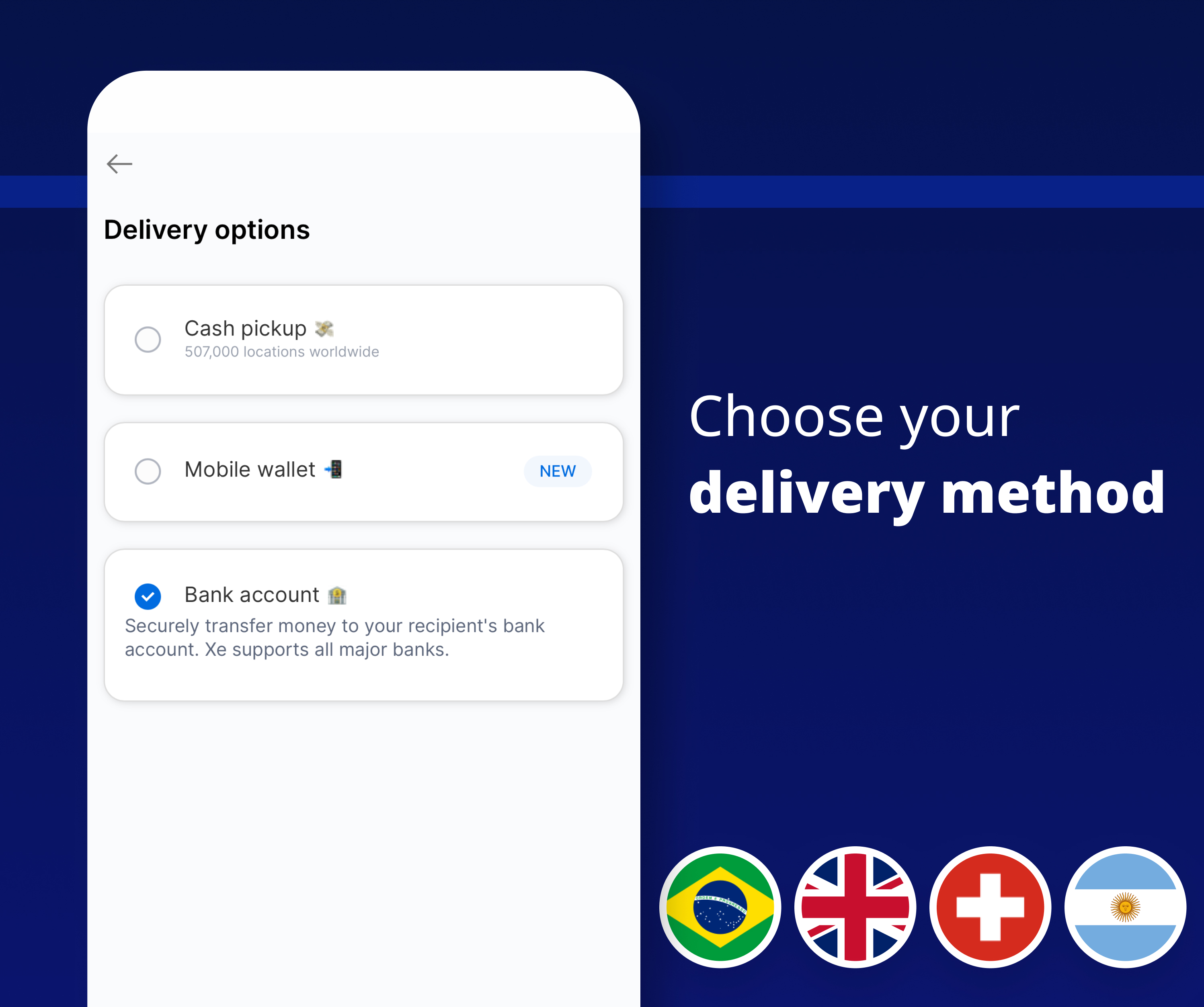 اسکرین شات 6 برنامه Xe Money Transfer & Converter