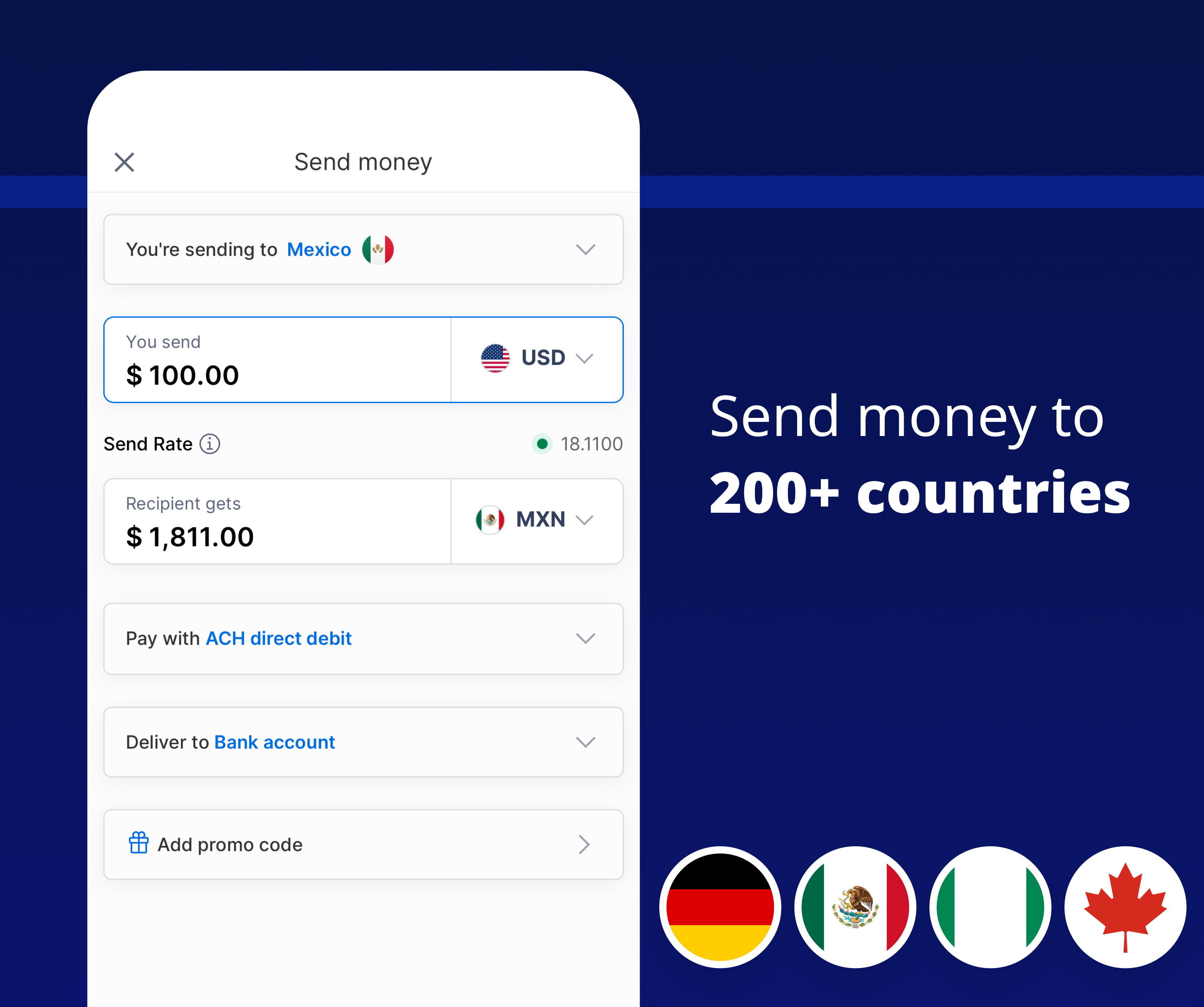 اسکرین شات 1 برنامه Xe Money Transfer & Converter