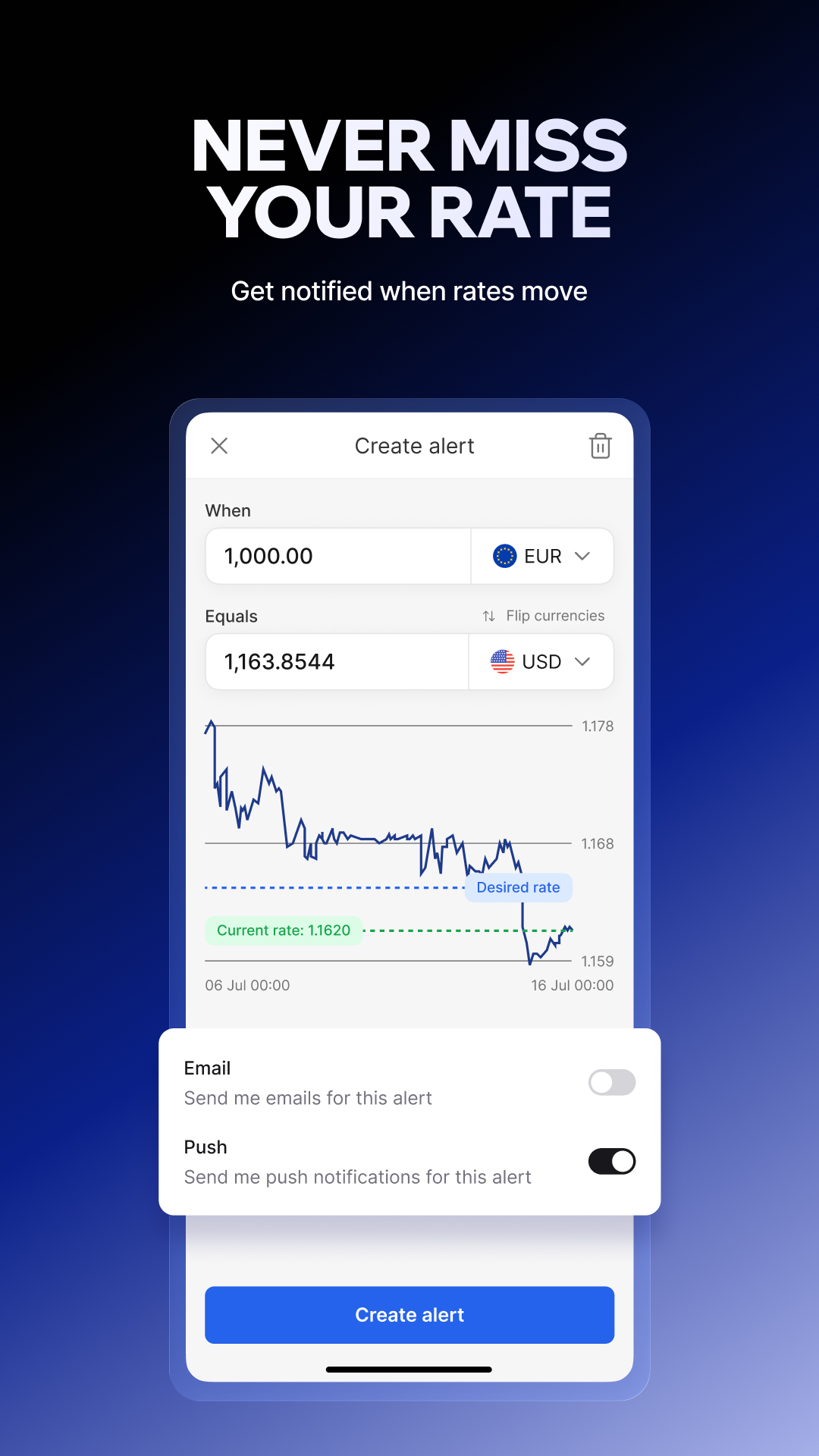 اسکرین شات 8 برنامه Xe Money Transfer & Converter