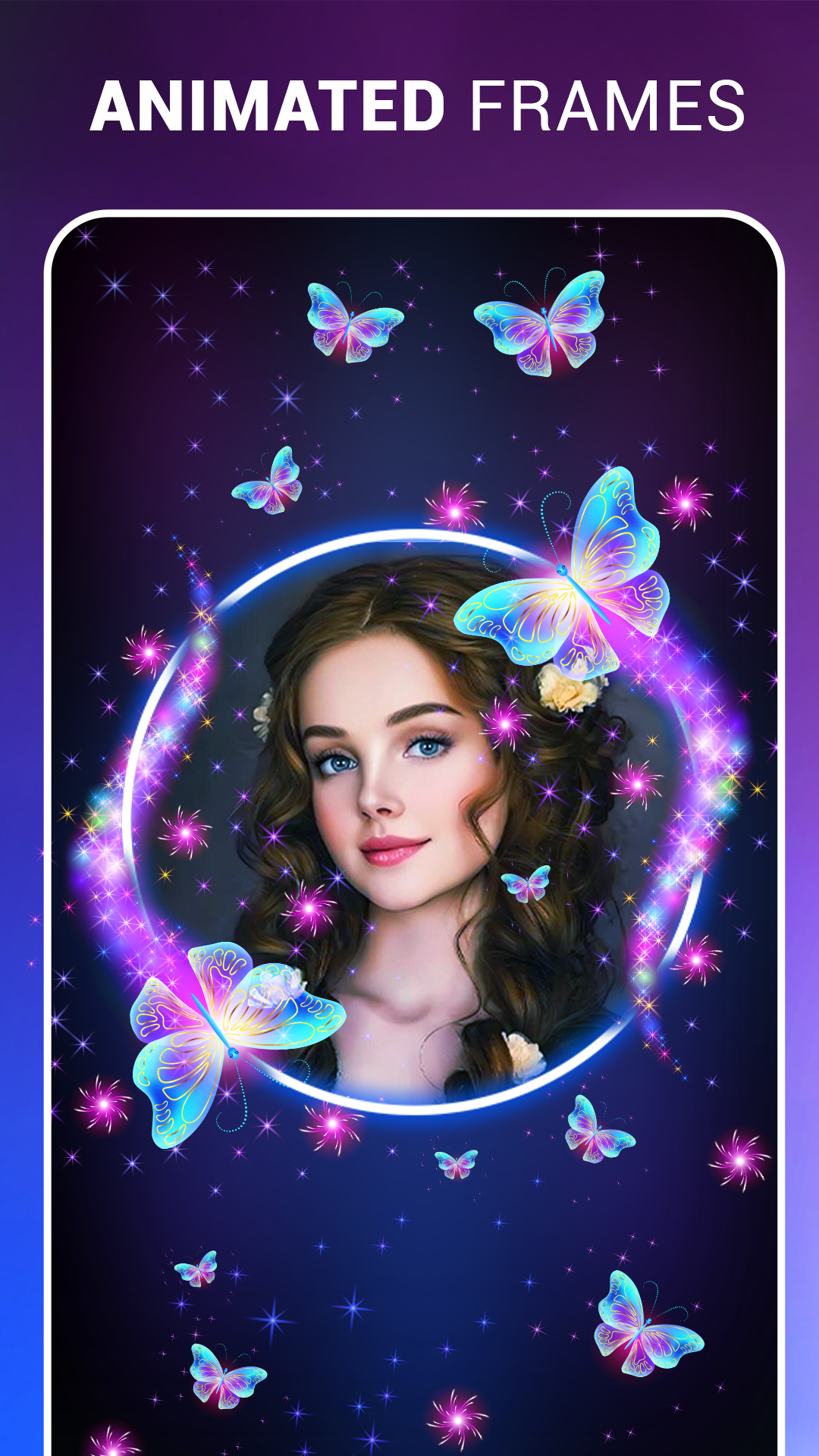 اسکرین شات 1 برنامه Animated Photo Frame, Editor