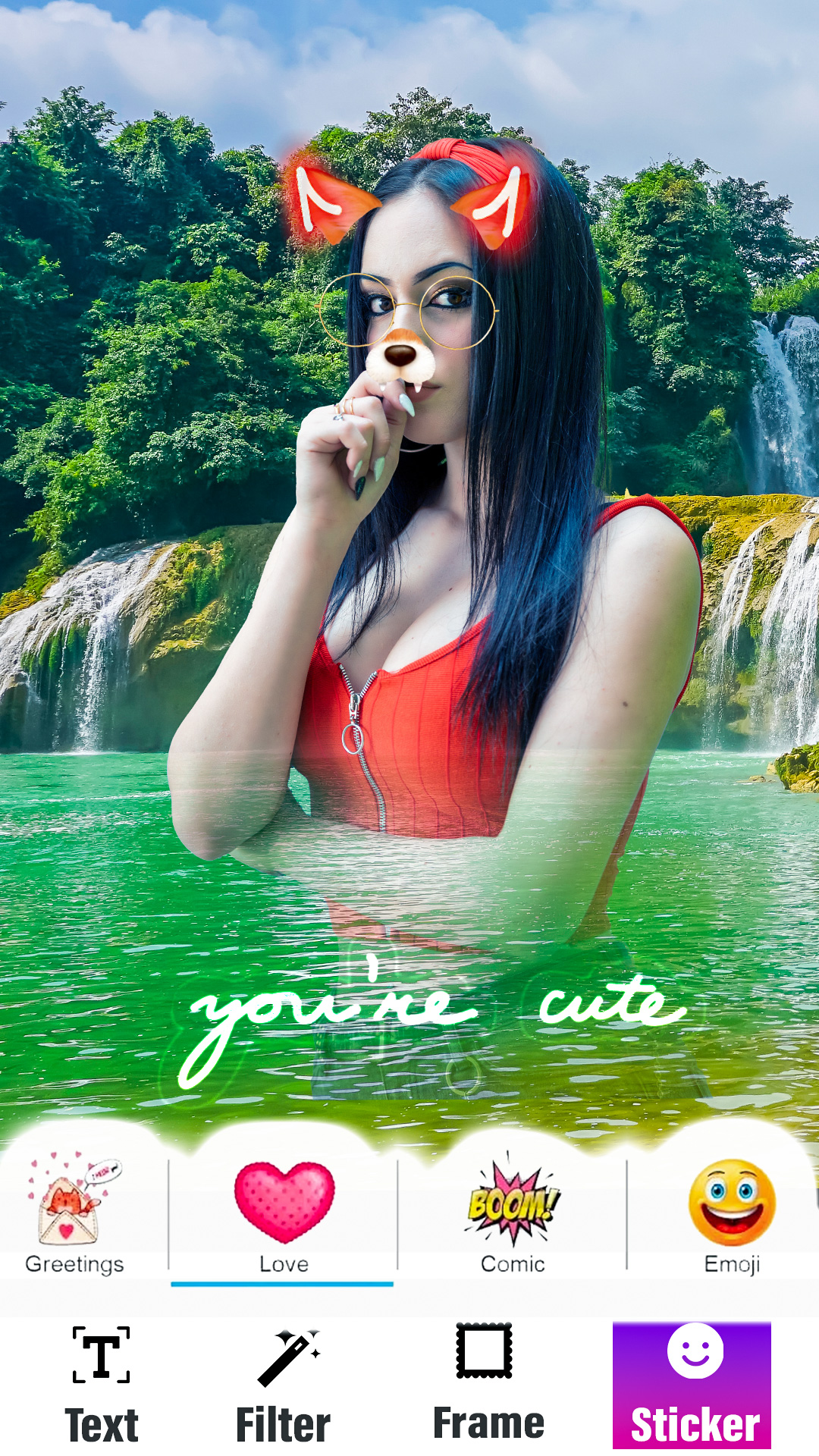 اسکرین شات 2 برنامه Nature Photo Frames & Editor