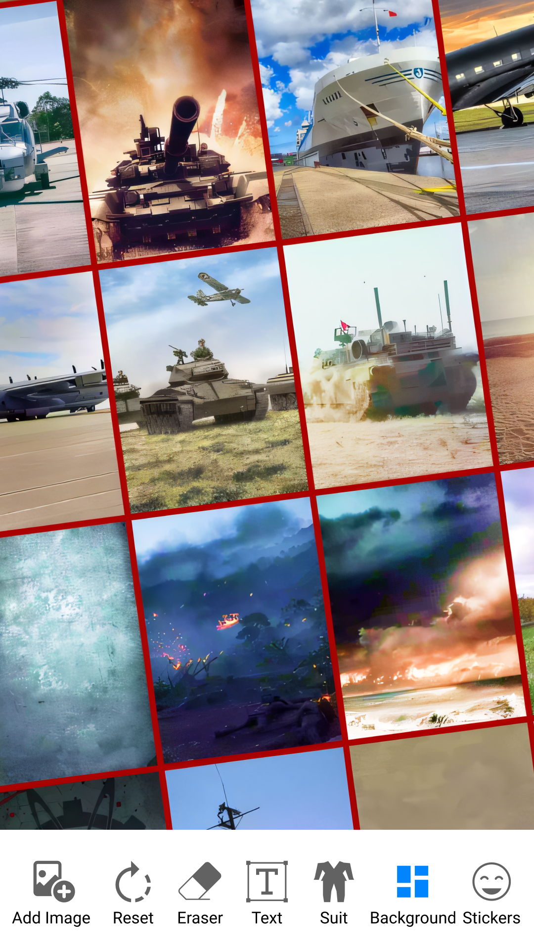 اسکرین شات 5 برنامه Army Photo Suit Editor