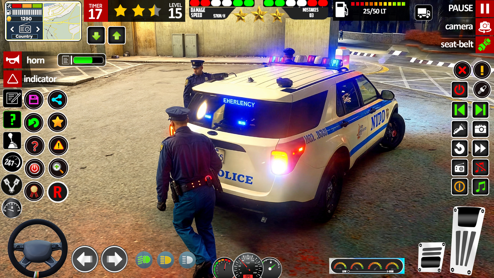 اسکرین شات 3 بازی Police Car Game - Cop Games 3D