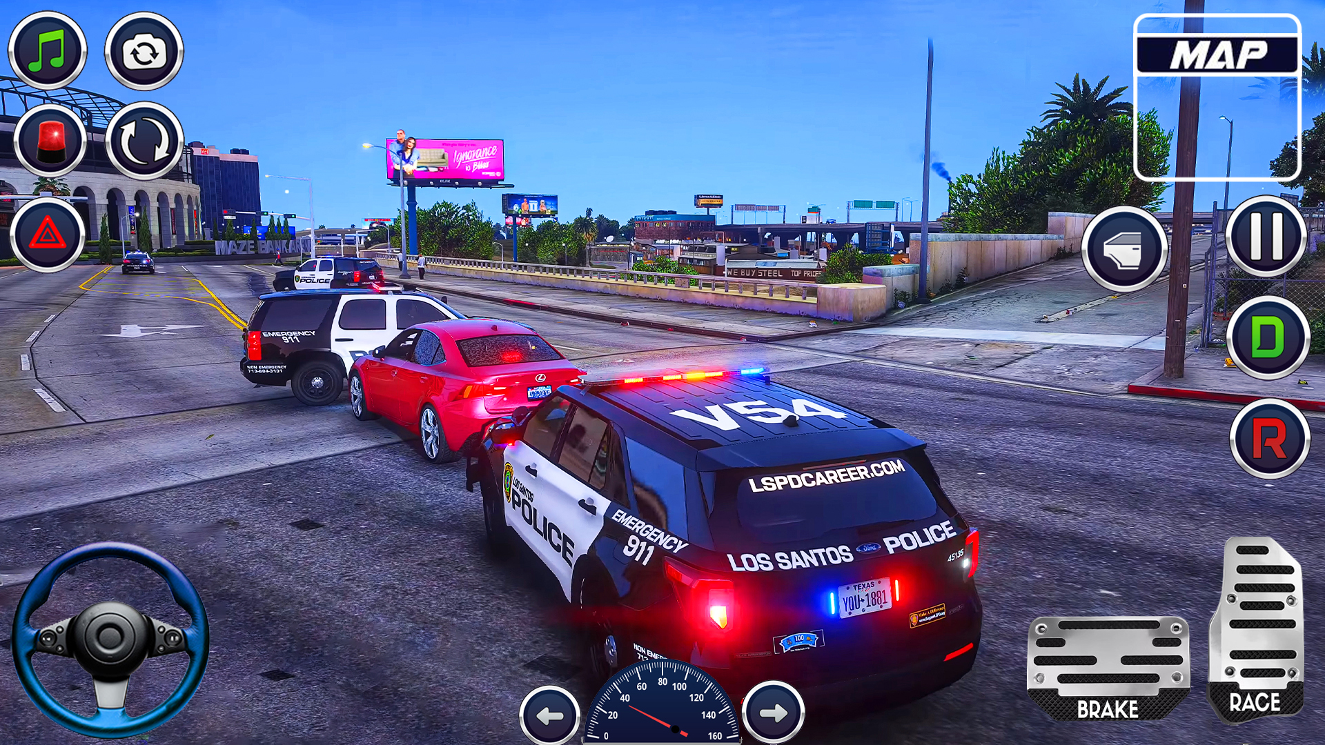 اسکرین شات 8 بازی Police Games 3D Car Driving