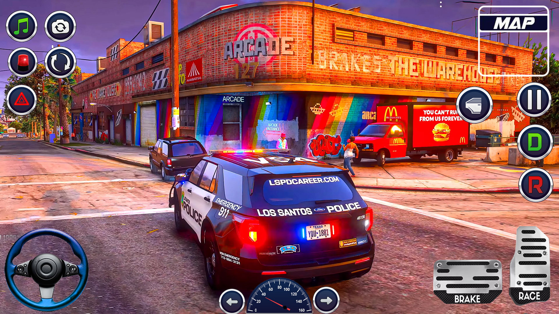 اسکرین شات 4 بازی Police Games 3D Car Driving