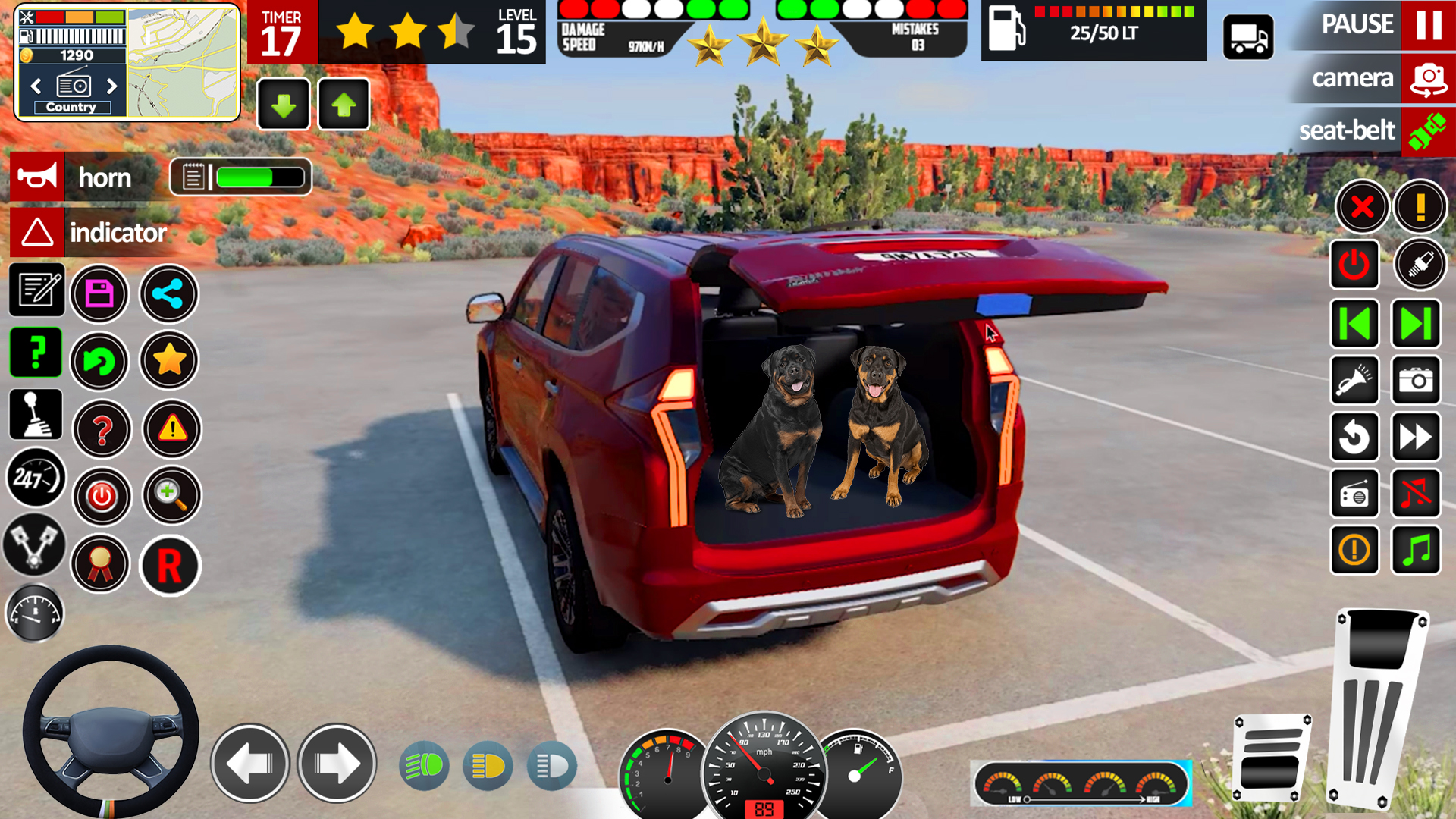 اسکرین شات 3 بازی School Car Game 3d Car Driving
