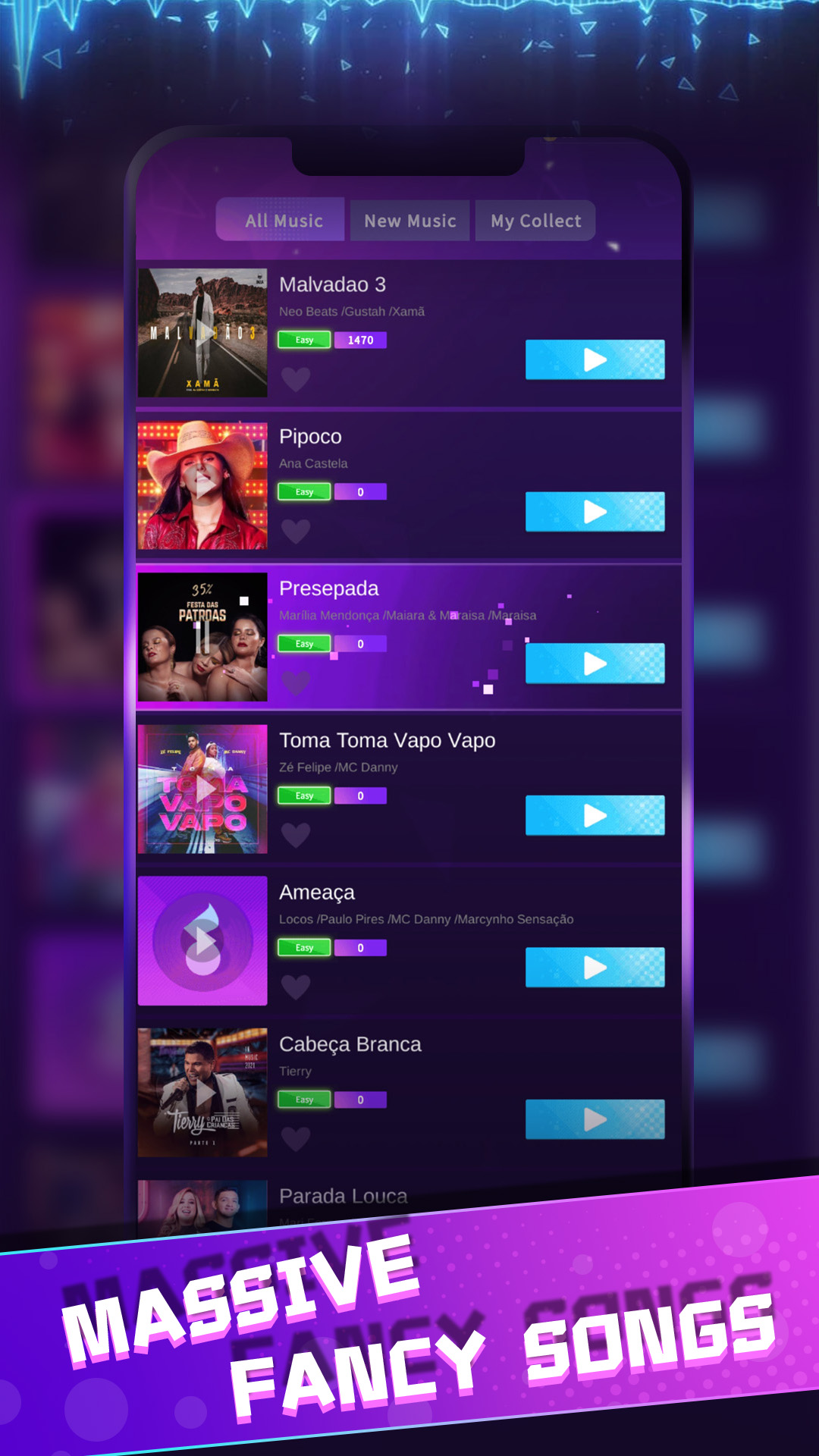 اسکرین شات 5 بازی Beat Racing:Car&Music game