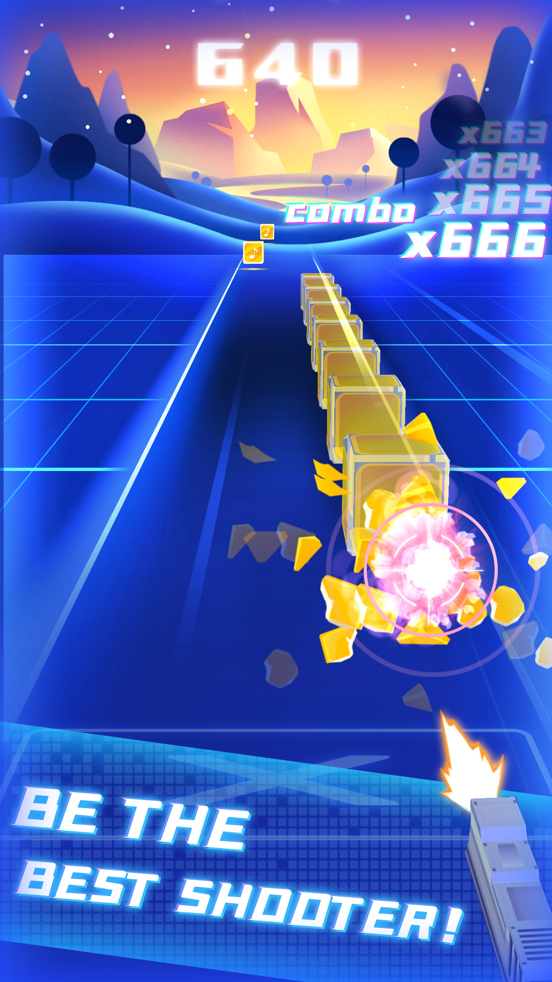 اسکرین شات 5 بازی Beats shooting-music game