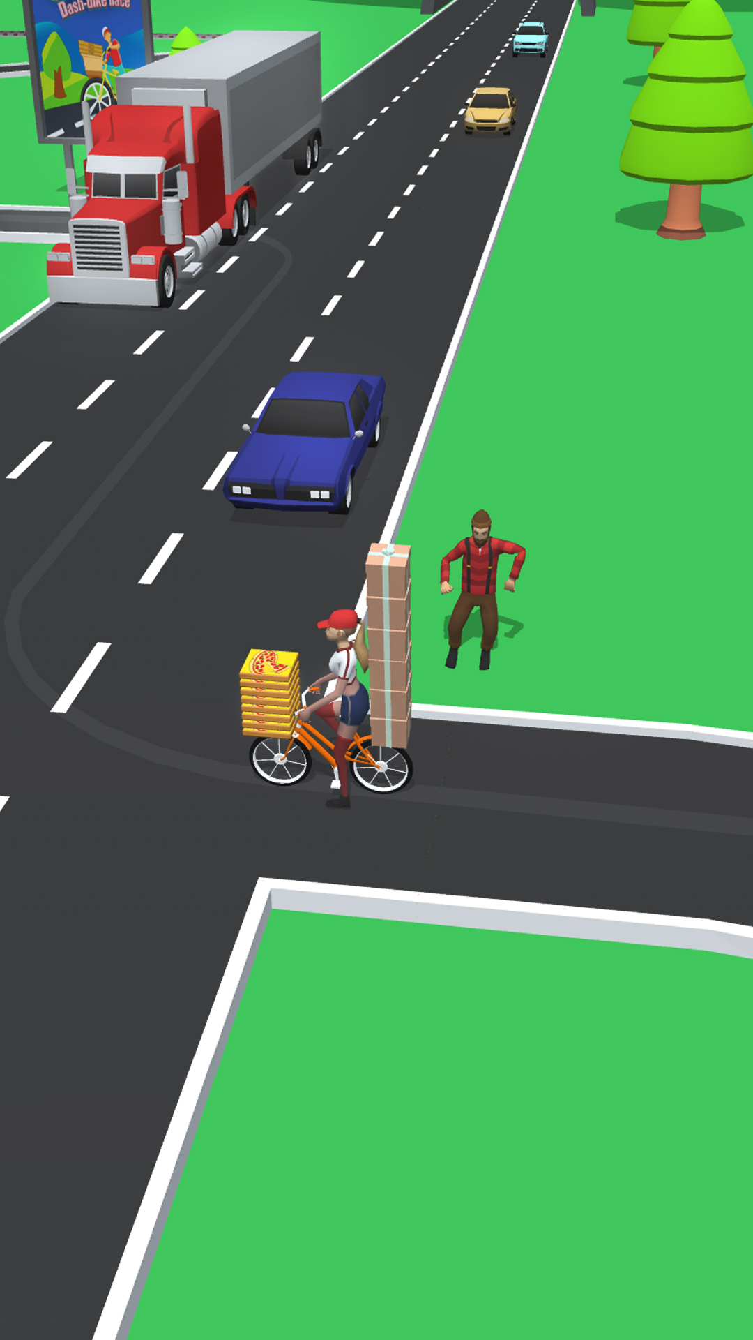 اسکرین شات 4 بازی Pizza Delivery Boy: Bike rush
