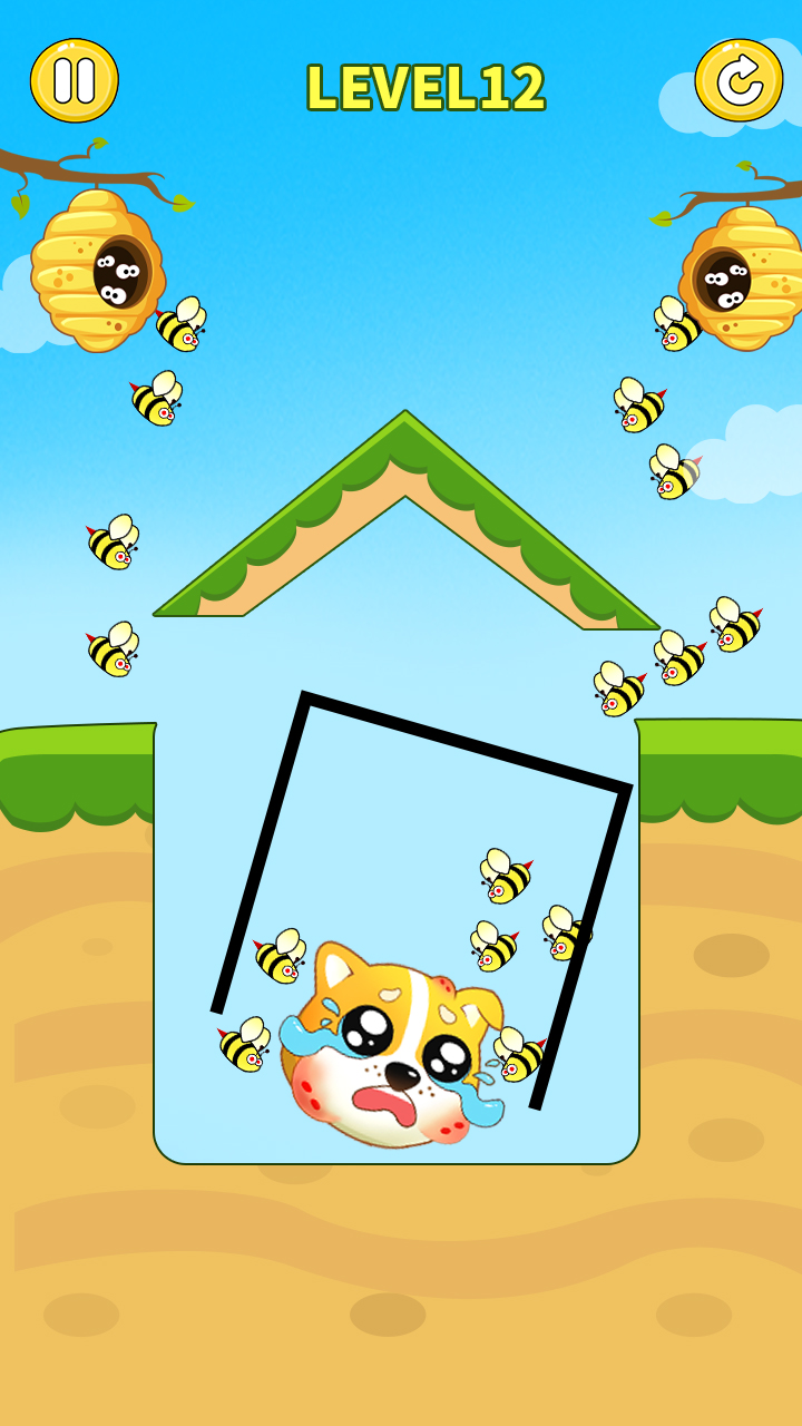 اسکرین شات 3 بازی Hero Clash: Save the Puppy