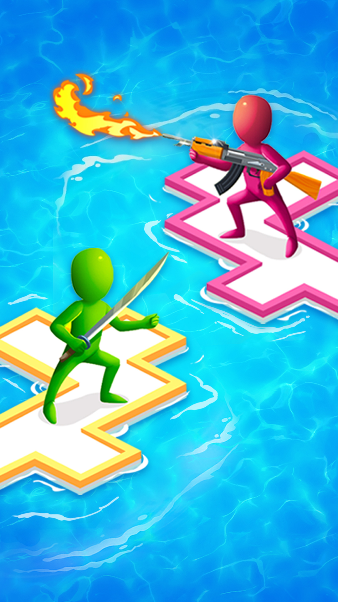 اسکرین شات 1 بازی Raft Defense: Crazy Sea Battle