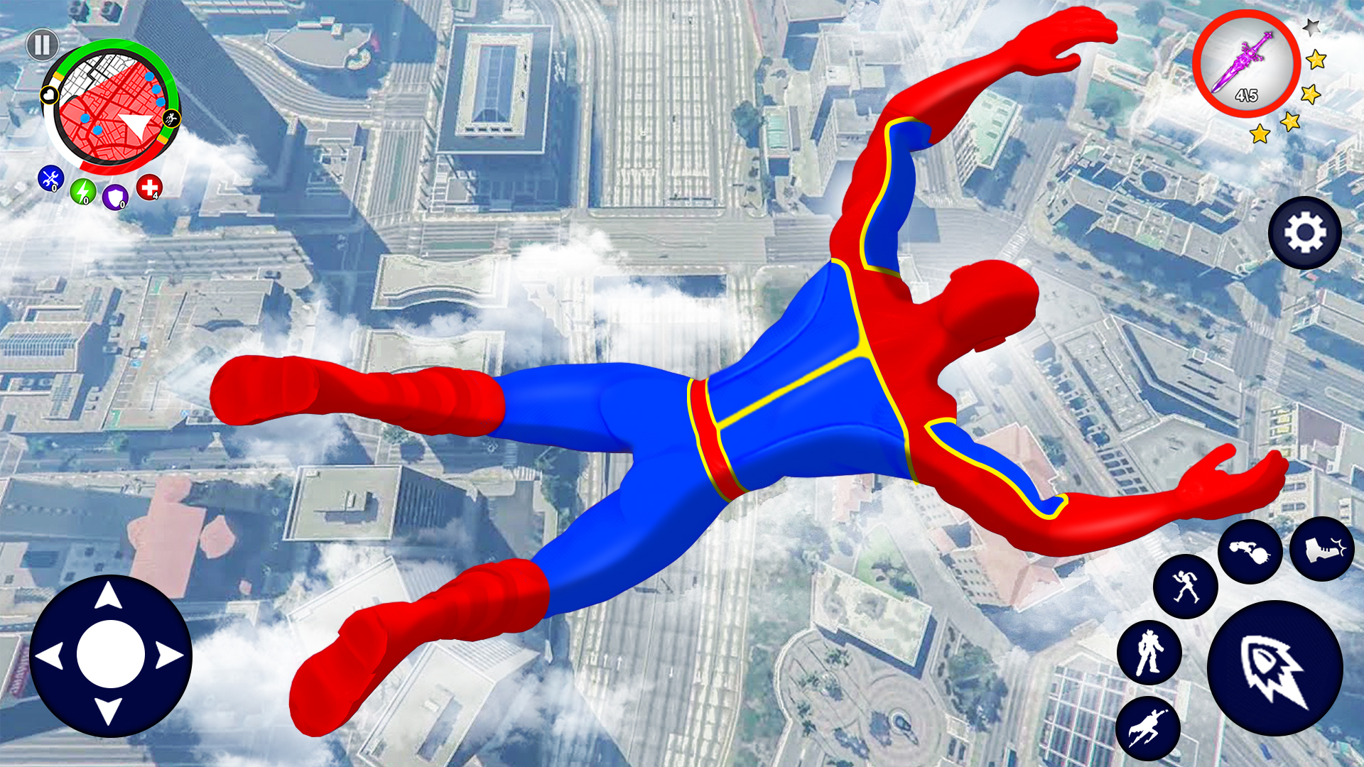 اسکرین شات 2 برنامه Spider Gangster Hero Crime Sim