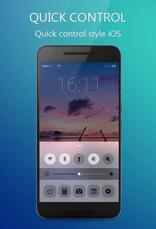 اسکرین شات 3 برنامه Screen Lock - IPhone Style
