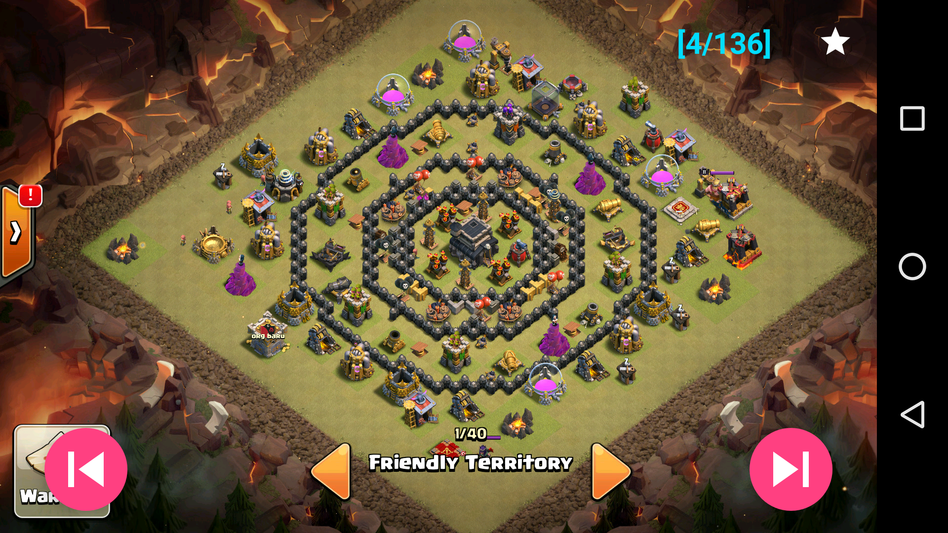 اسکرین شات 2 بازی War layouts for Clash of Clans