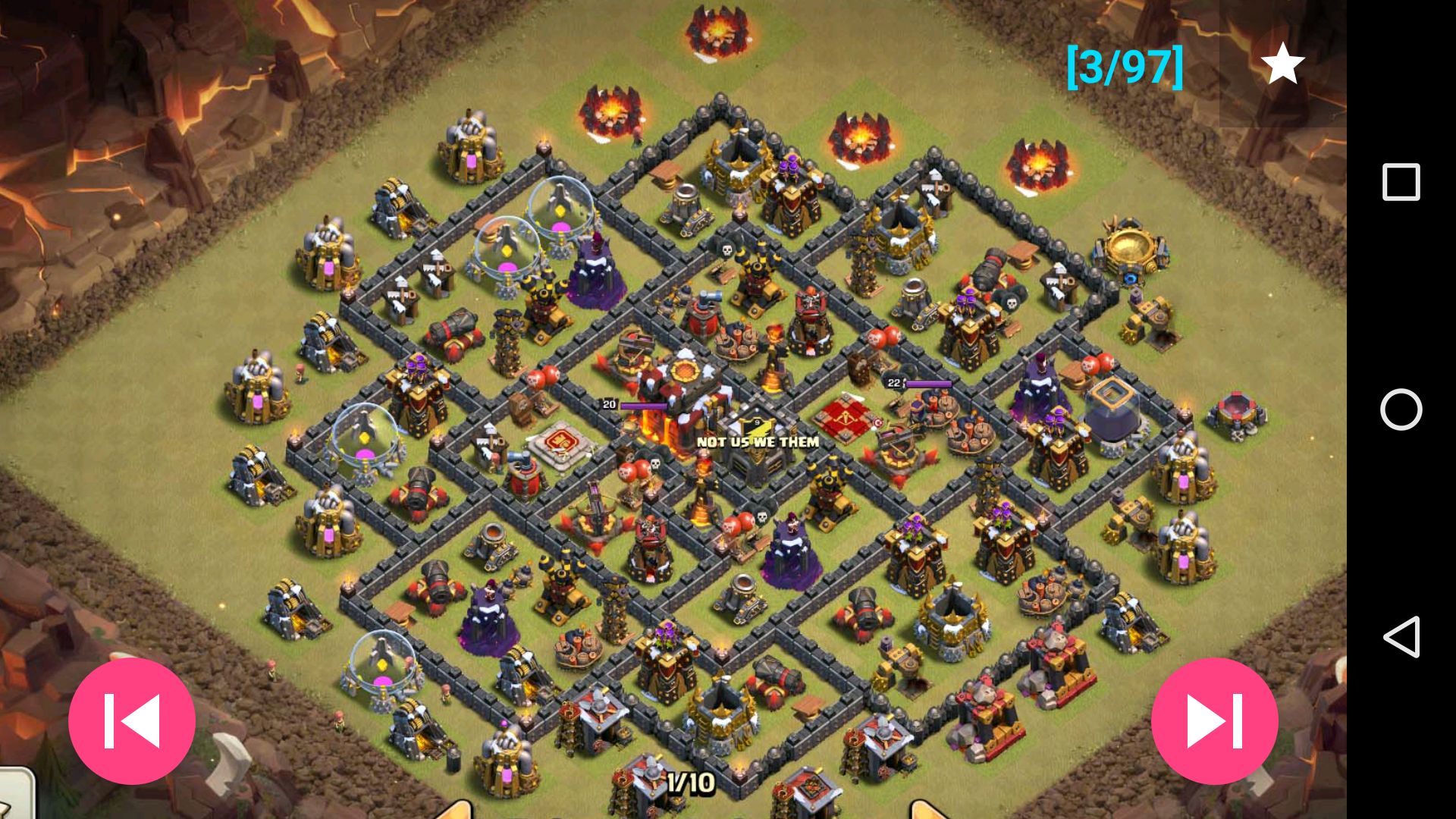 اسکرین شات 7 بازی War layouts for Clash of Clans