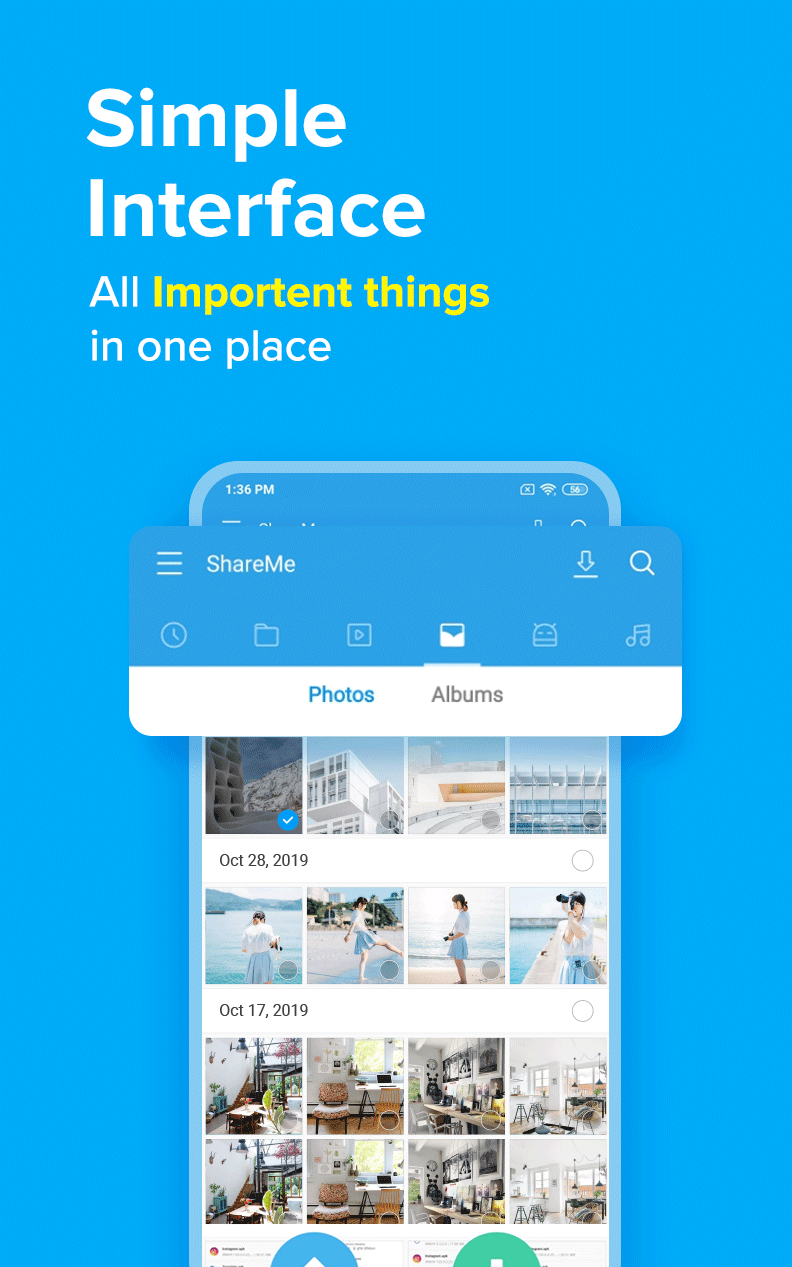 اسکرین شات 5 برنامه ShareMe: File sharing