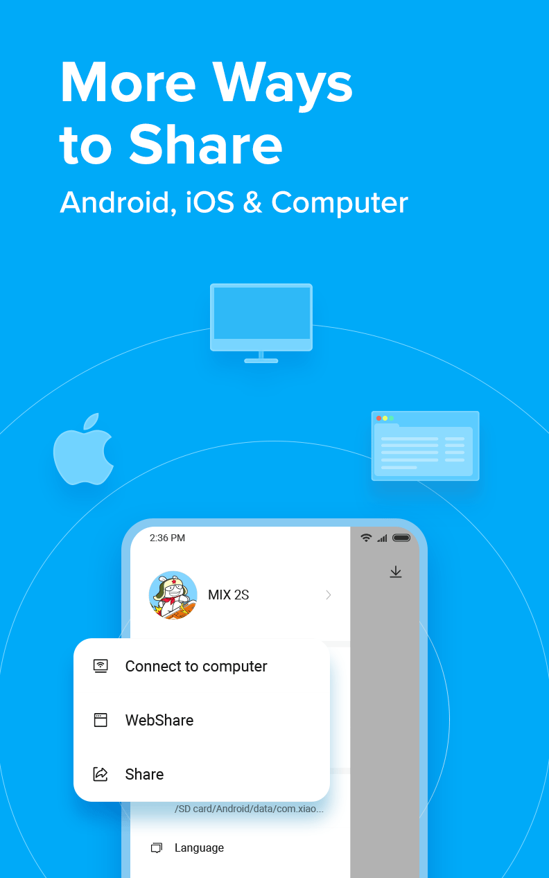 اسکرین شات 6 برنامه ShareMe: File sharing