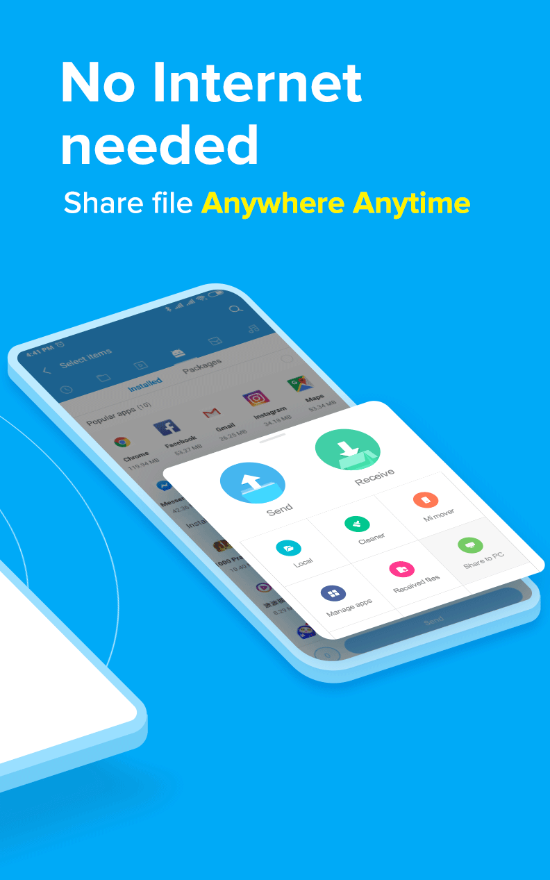 اسکرین شات 2 برنامه ShareMe: File sharing