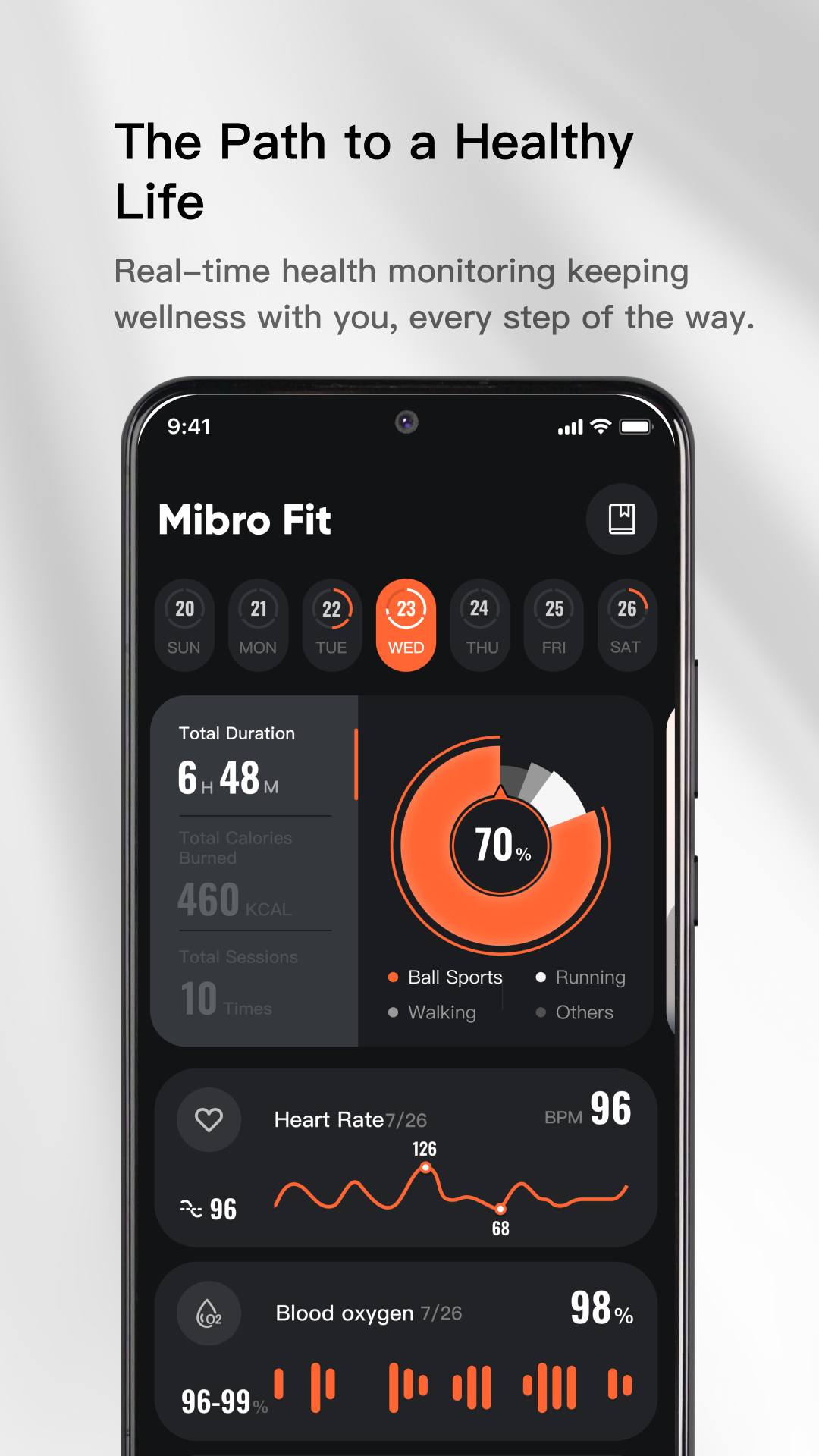 اسکرین شات 1 برنامه Mibro Fit