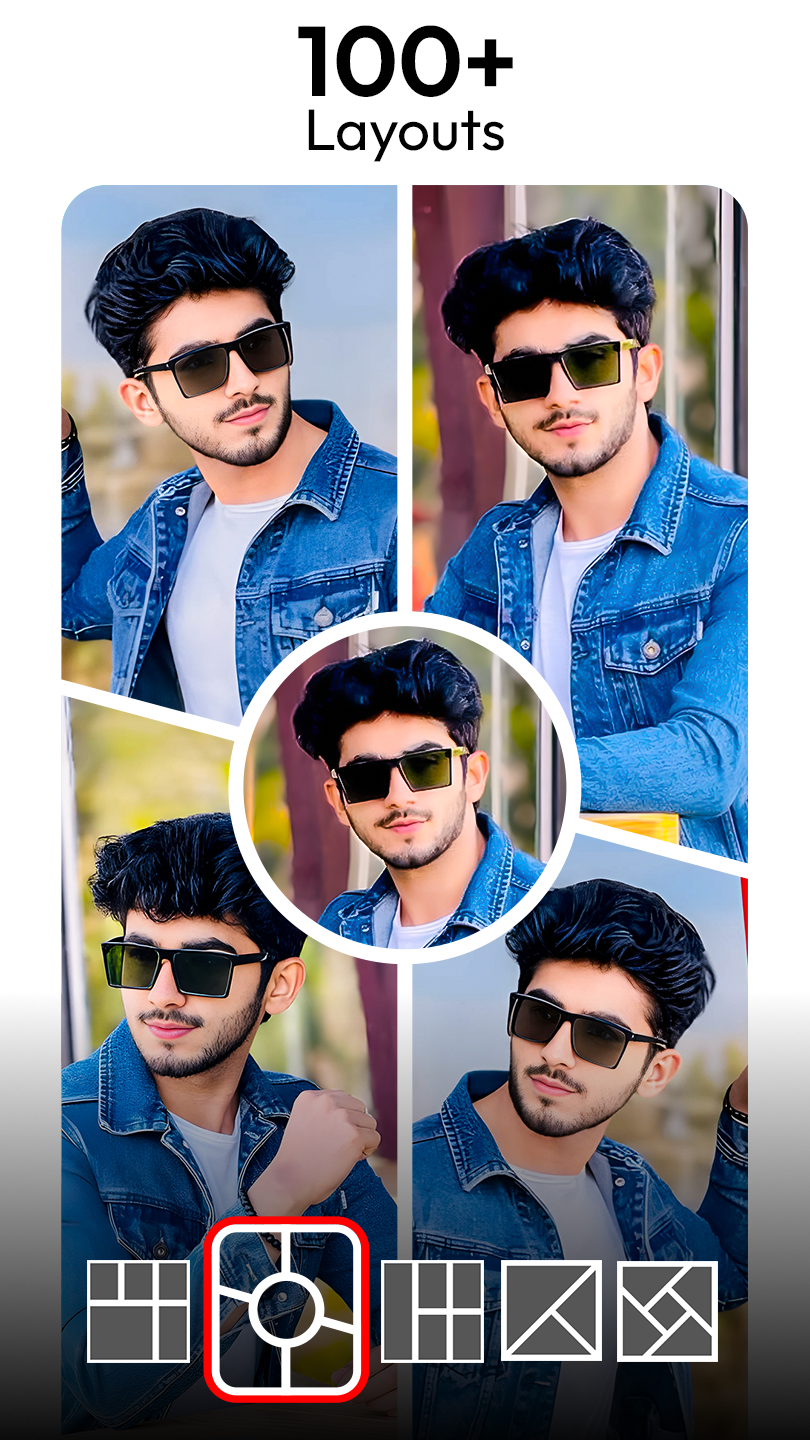 اسکرین شات 1 برنامه AI Collage Maker Photo Editor