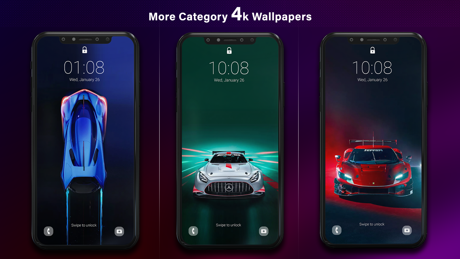 اسکرین شات 3 برنامه 4K Wallpapers + Live Wallpaper