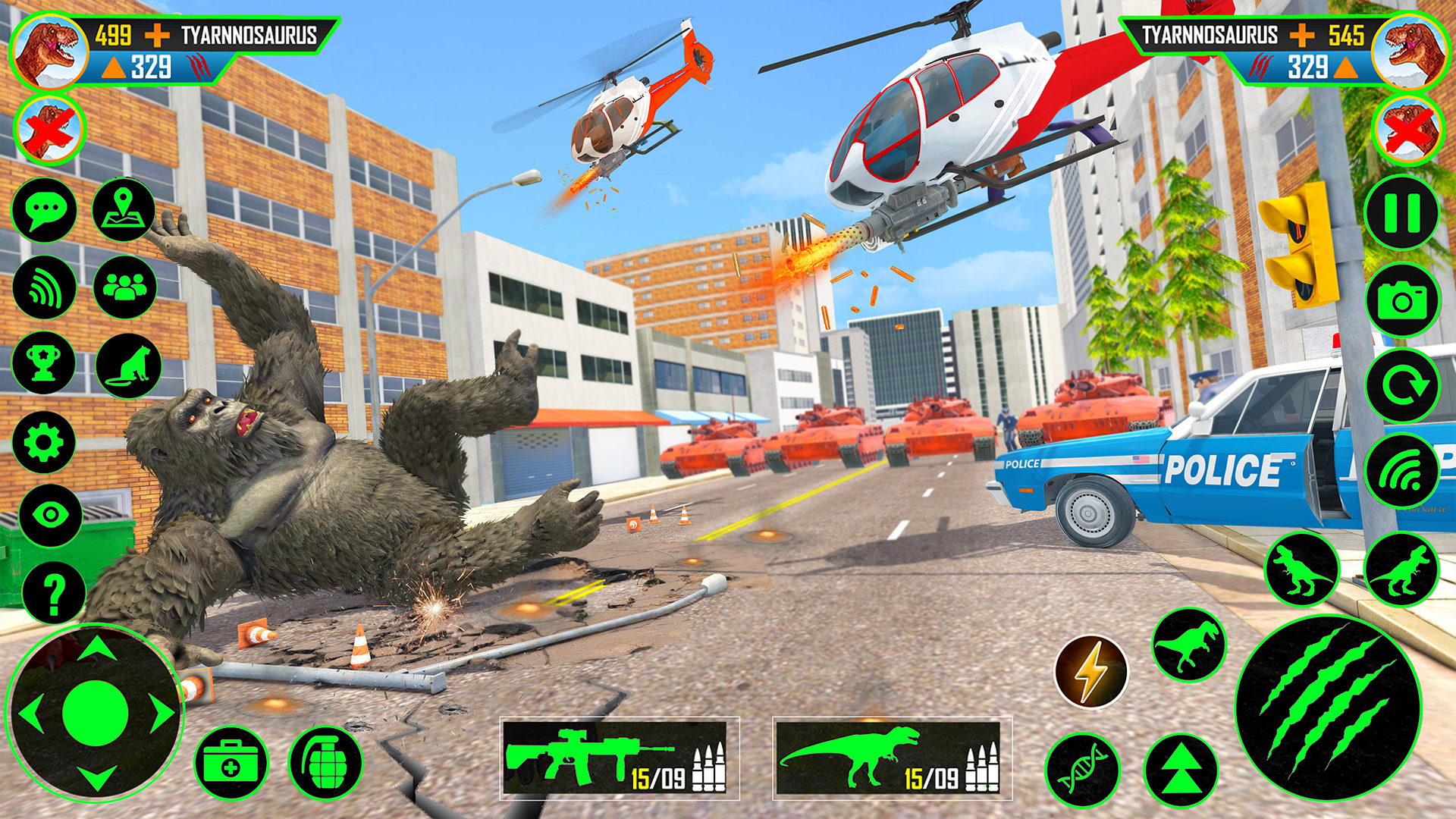 اسکرین شات 3 برنامه King Kong Wild Gorilla Games