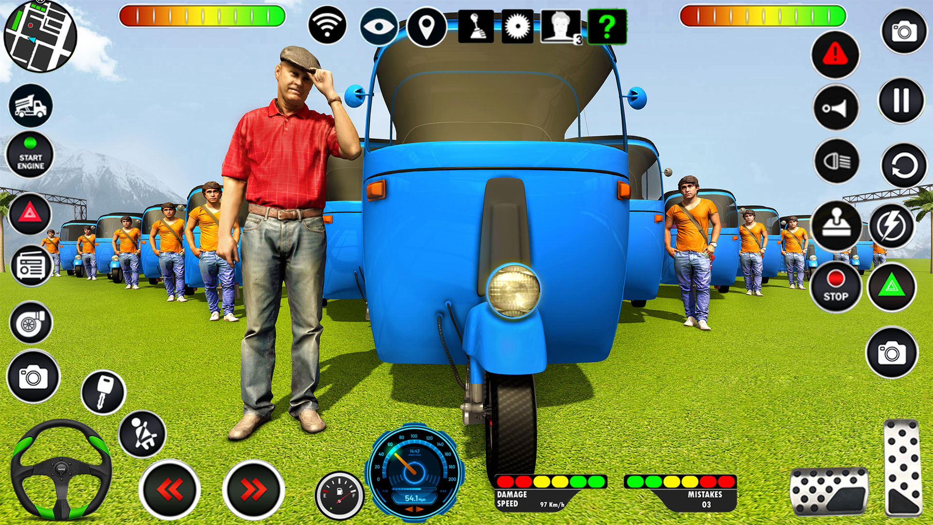 اسکرین شات 8 برنامه Tuk Tuk: Auto Rickshaw Games