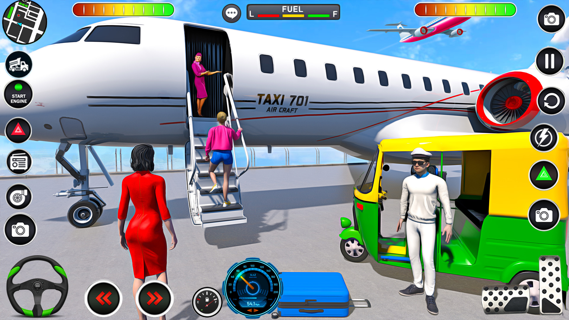 اسکرین شات 1 برنامه Tuk Tuk: Auto Rickshaw Games