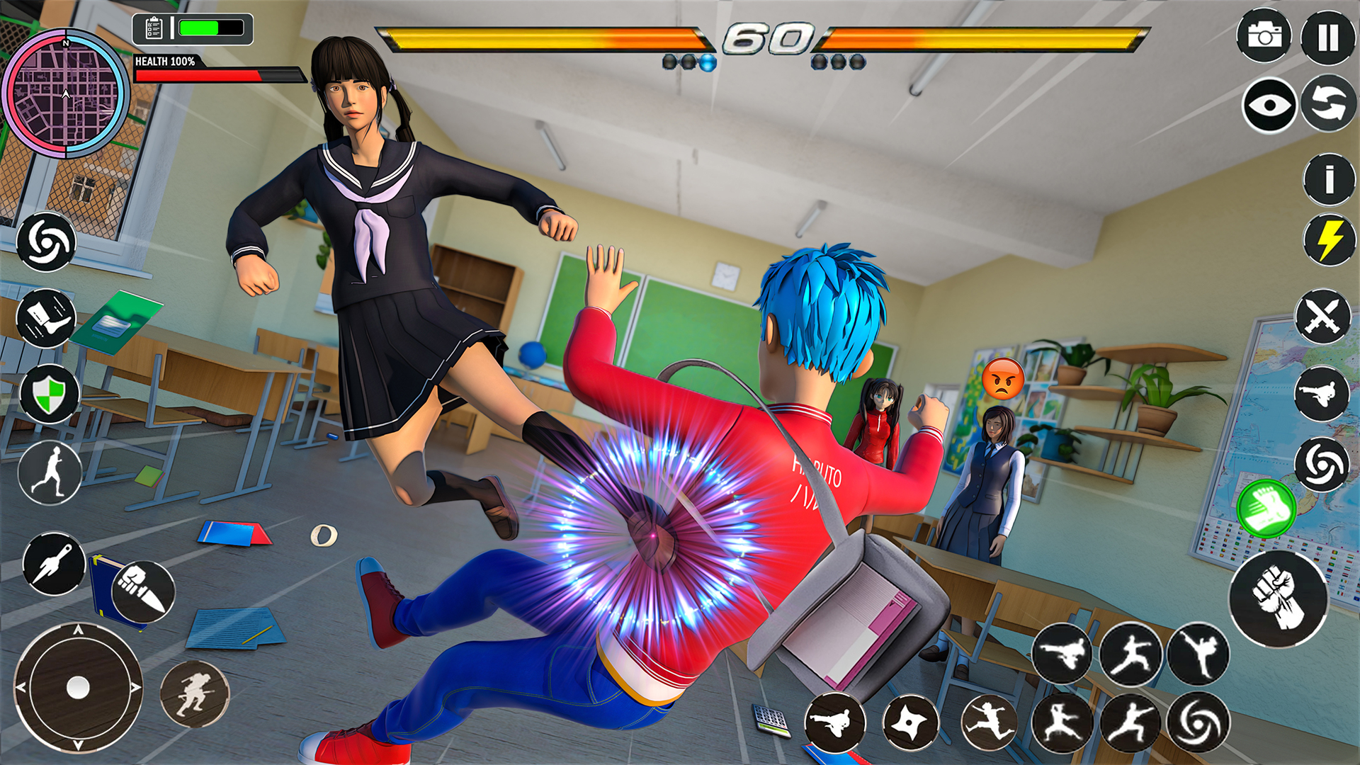 اسکرین شات 3 برنامه Anime School : Karate Fighting