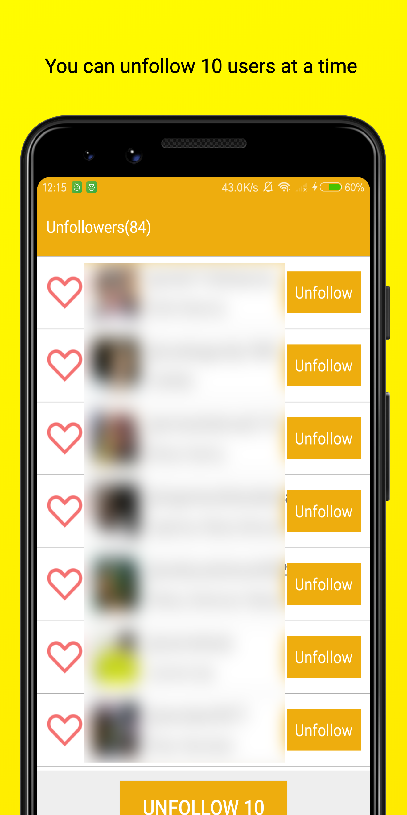 اسکرین شات 2 برنامه Unfollow Pro - Unfollowers