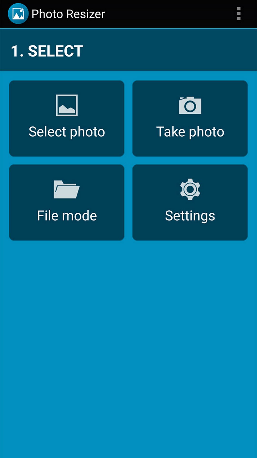 اسکرین شات برنامه Photo Resizer - Resize & Crop 1